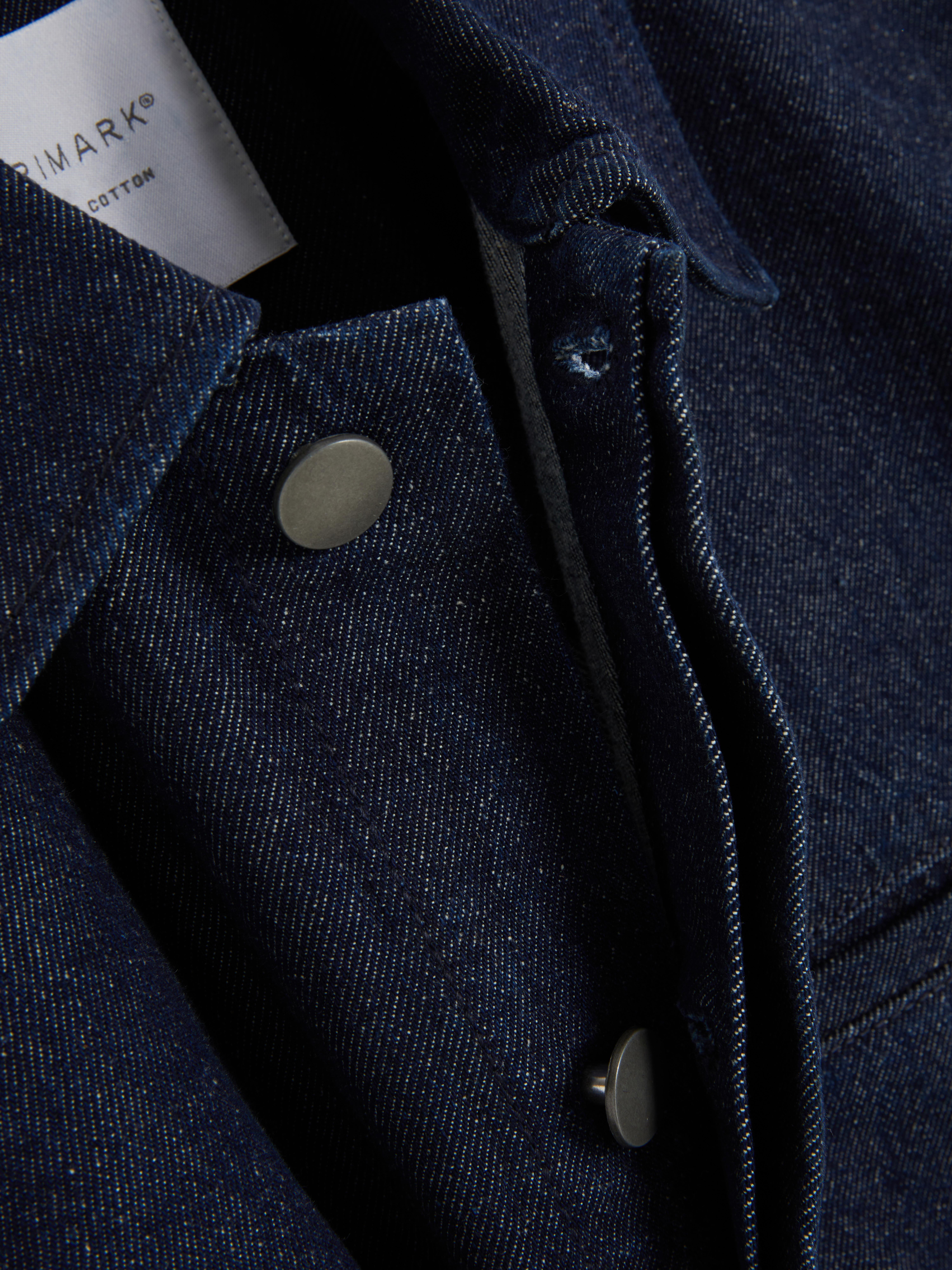 Denim-Hemdjacke