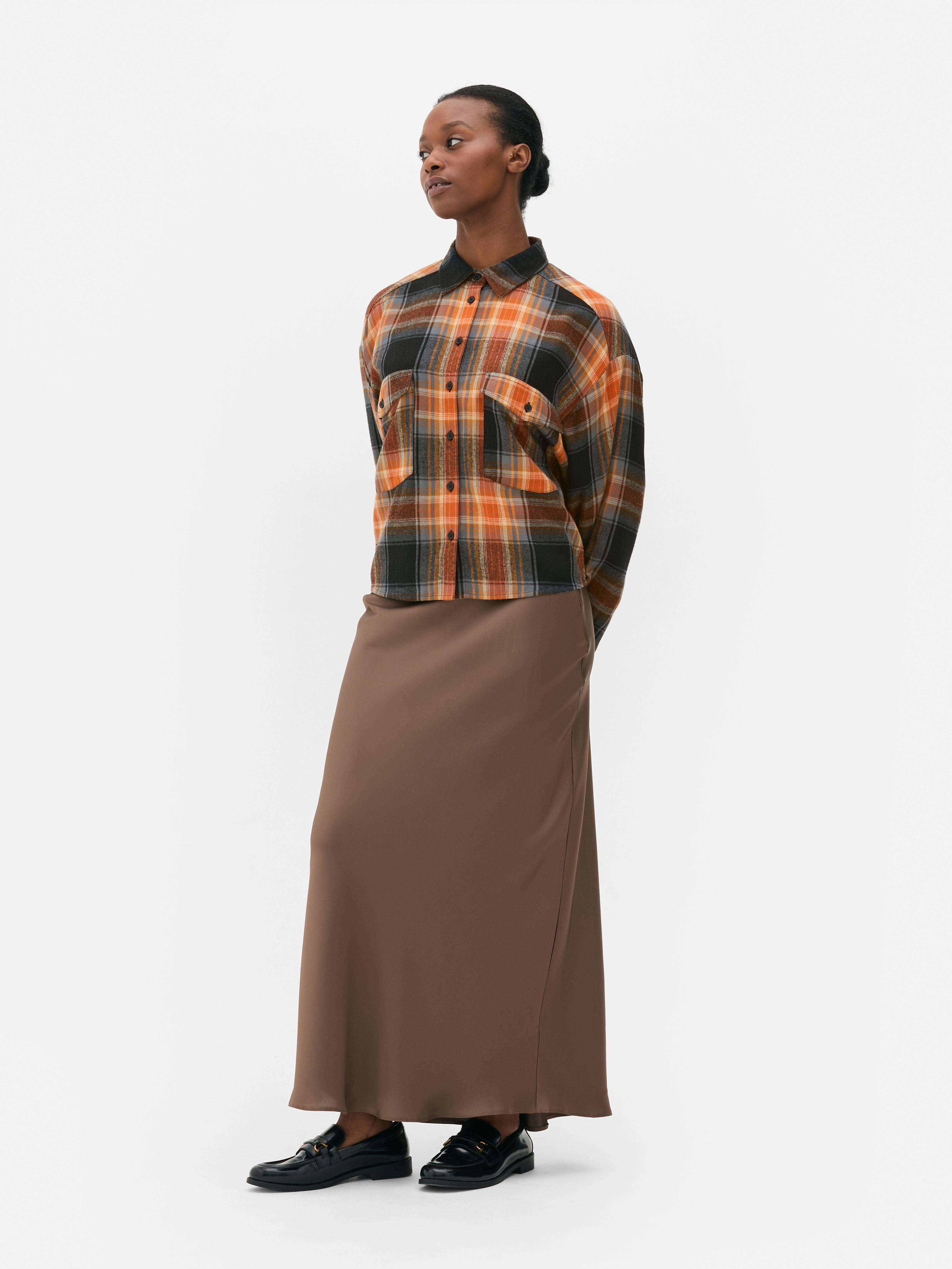 Check Boxy Shirt