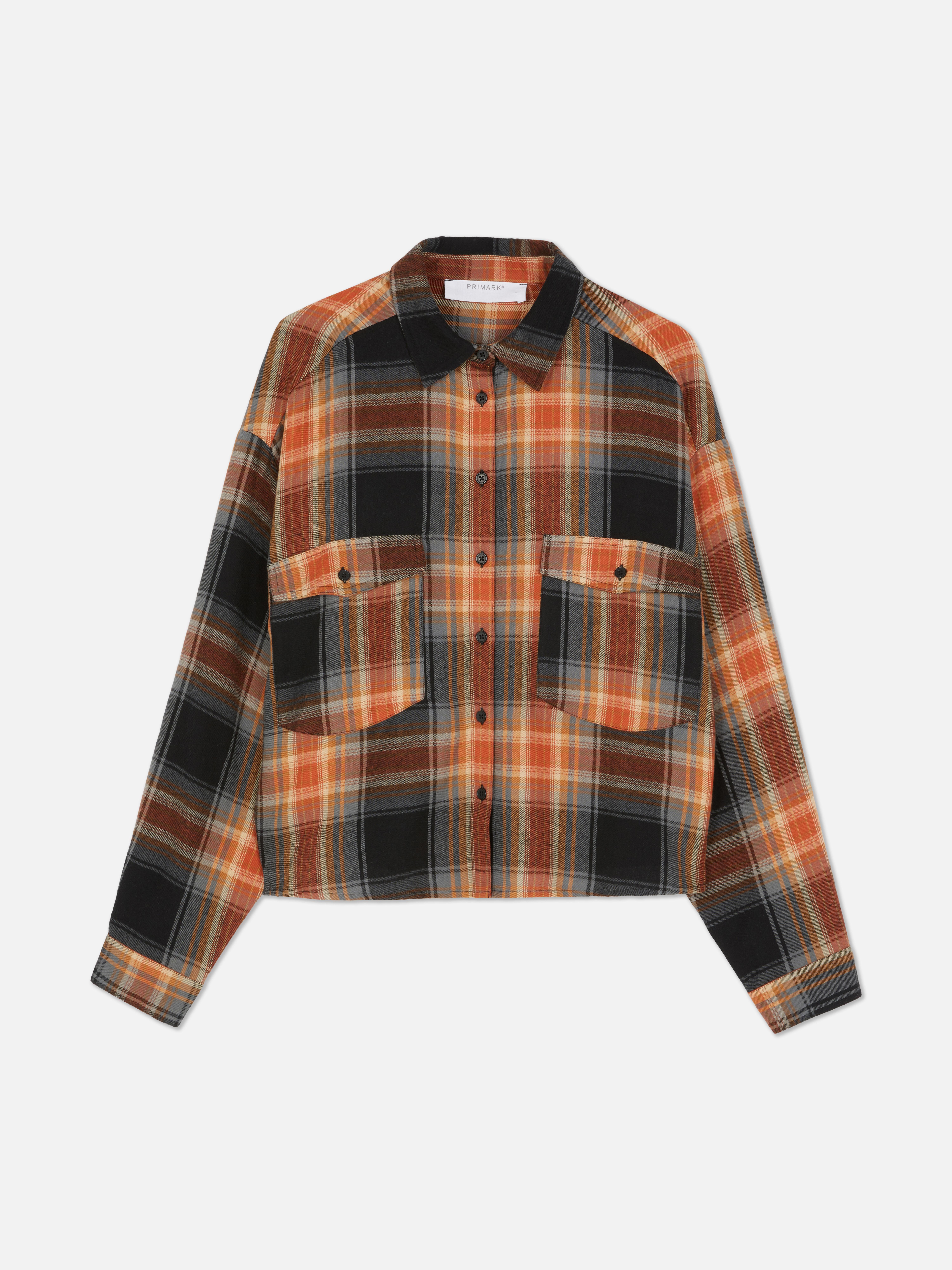 Check Boxy Shirt