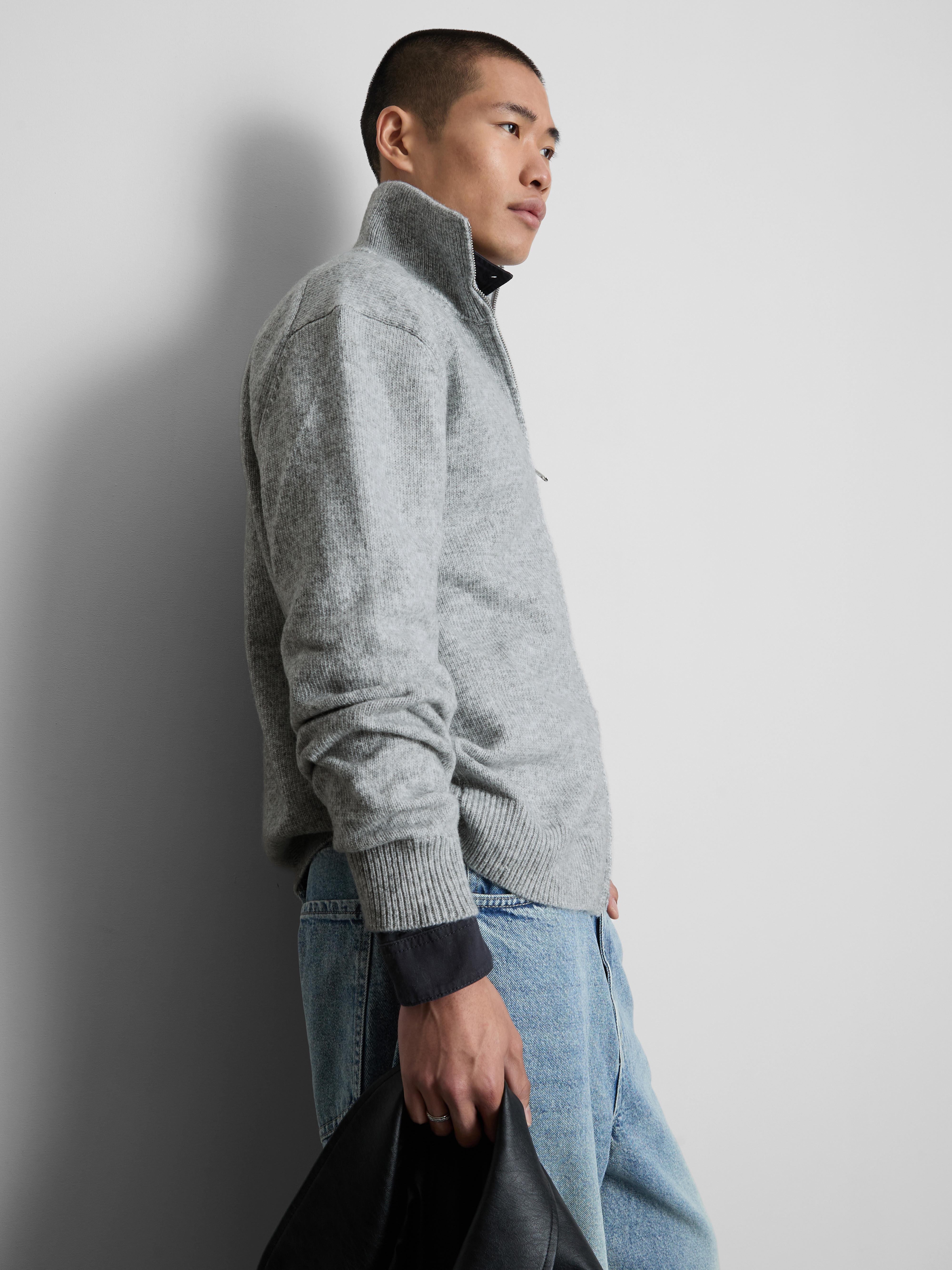 Casaco malha fecho correr