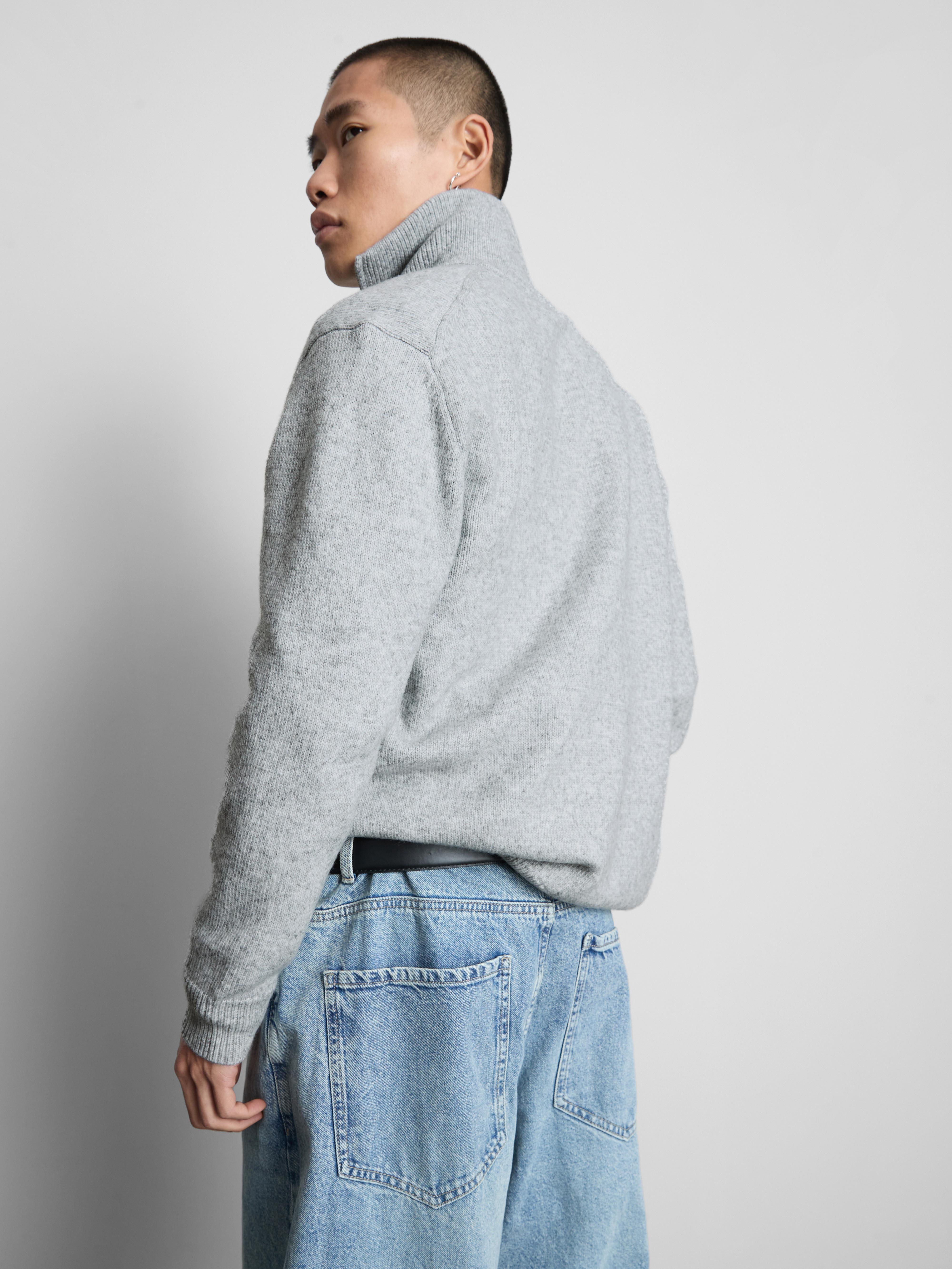 Casaco malha fecho correr