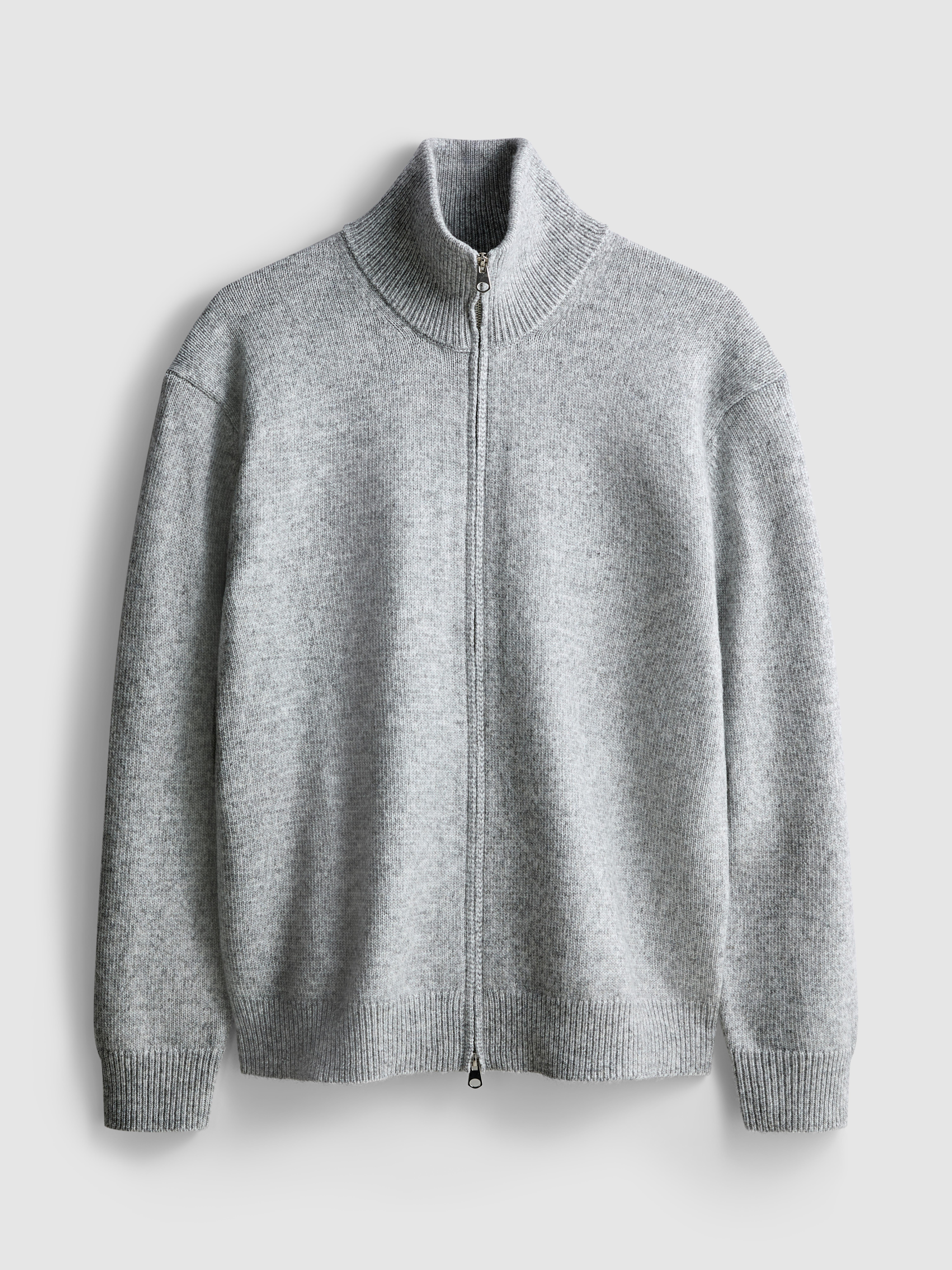 Casaco malha fecho correr