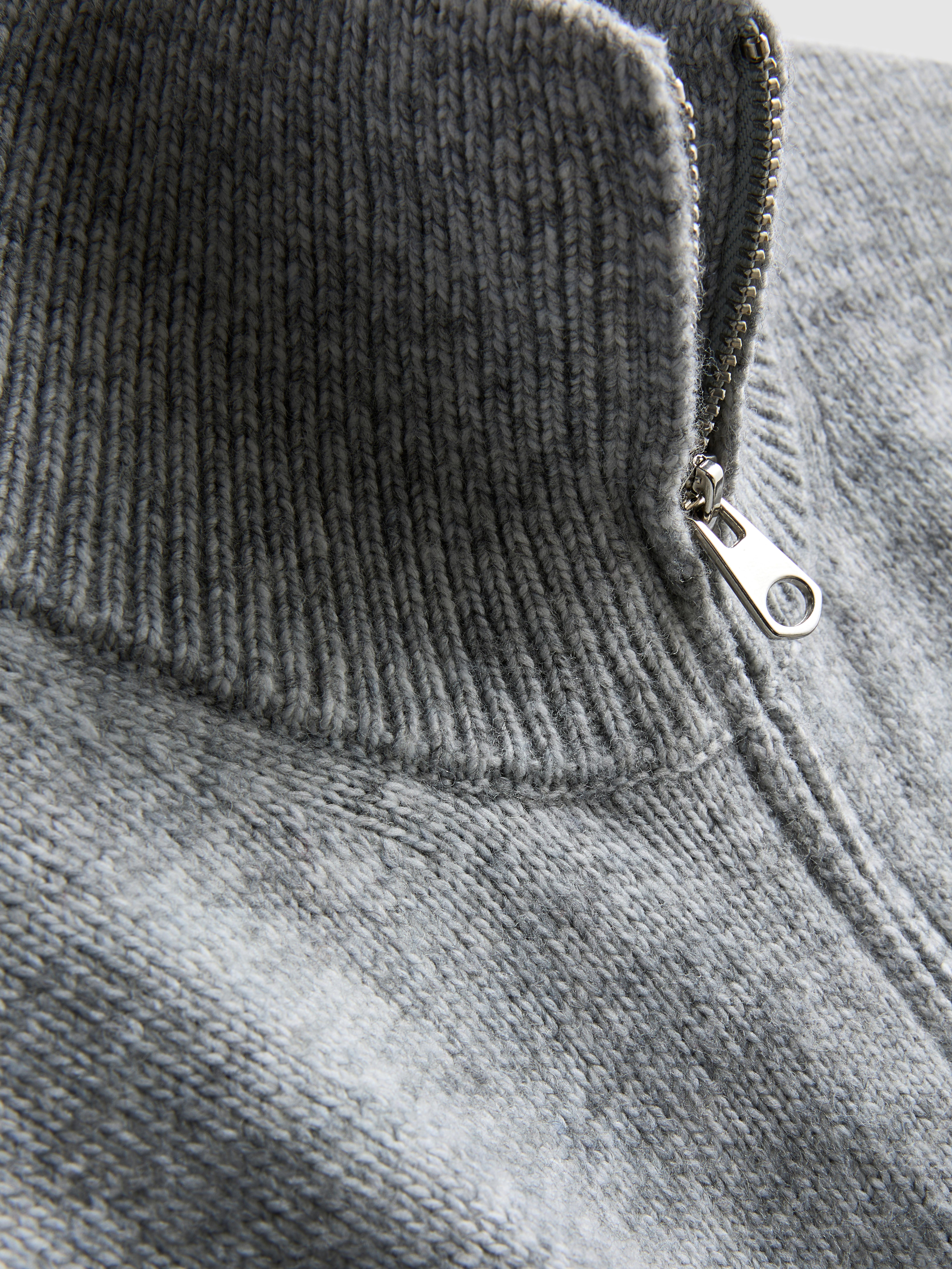 Casaco malha fecho correr