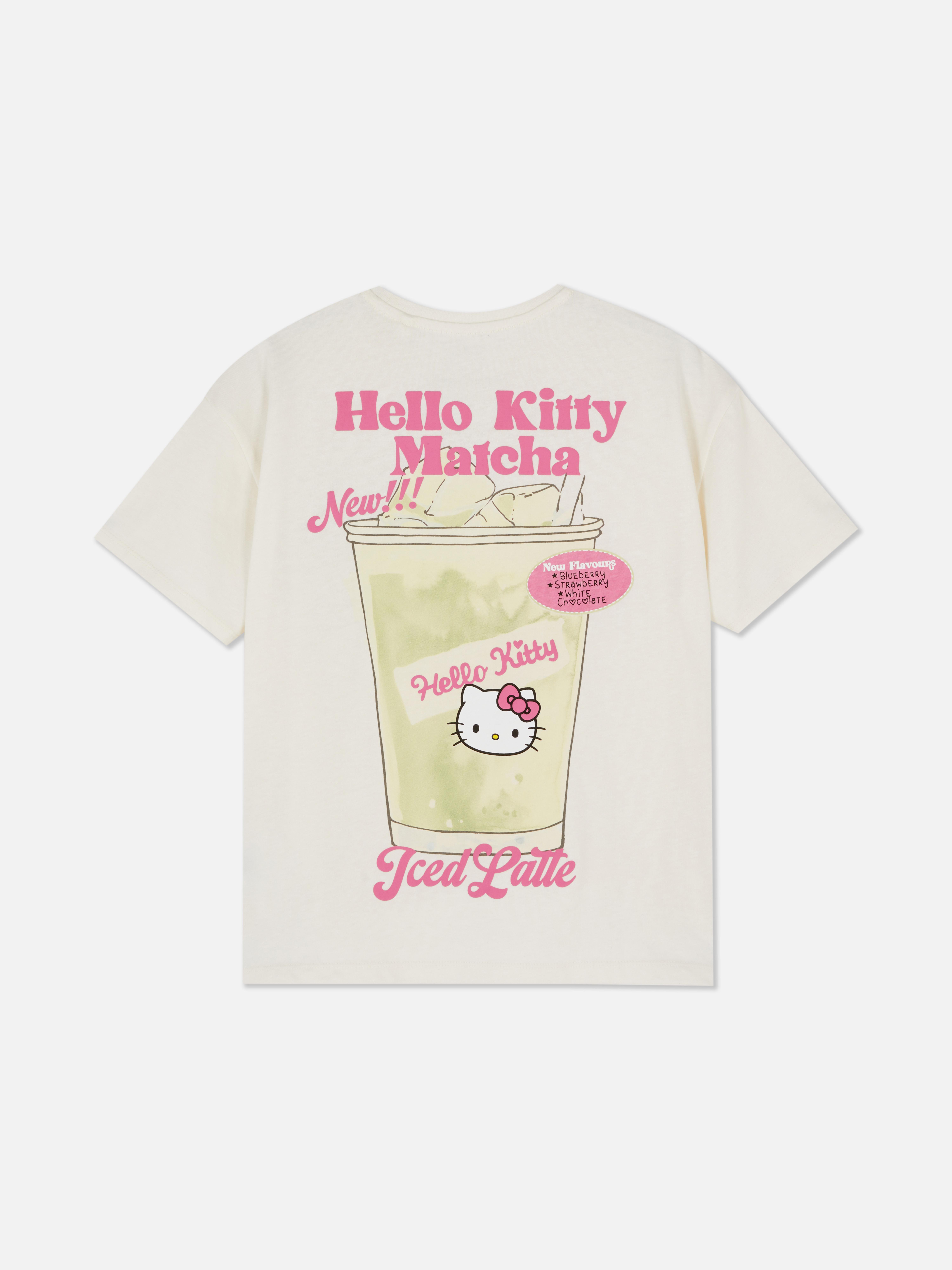 2-15 jr | Oversized T-shirt Hello Kitty Matcha