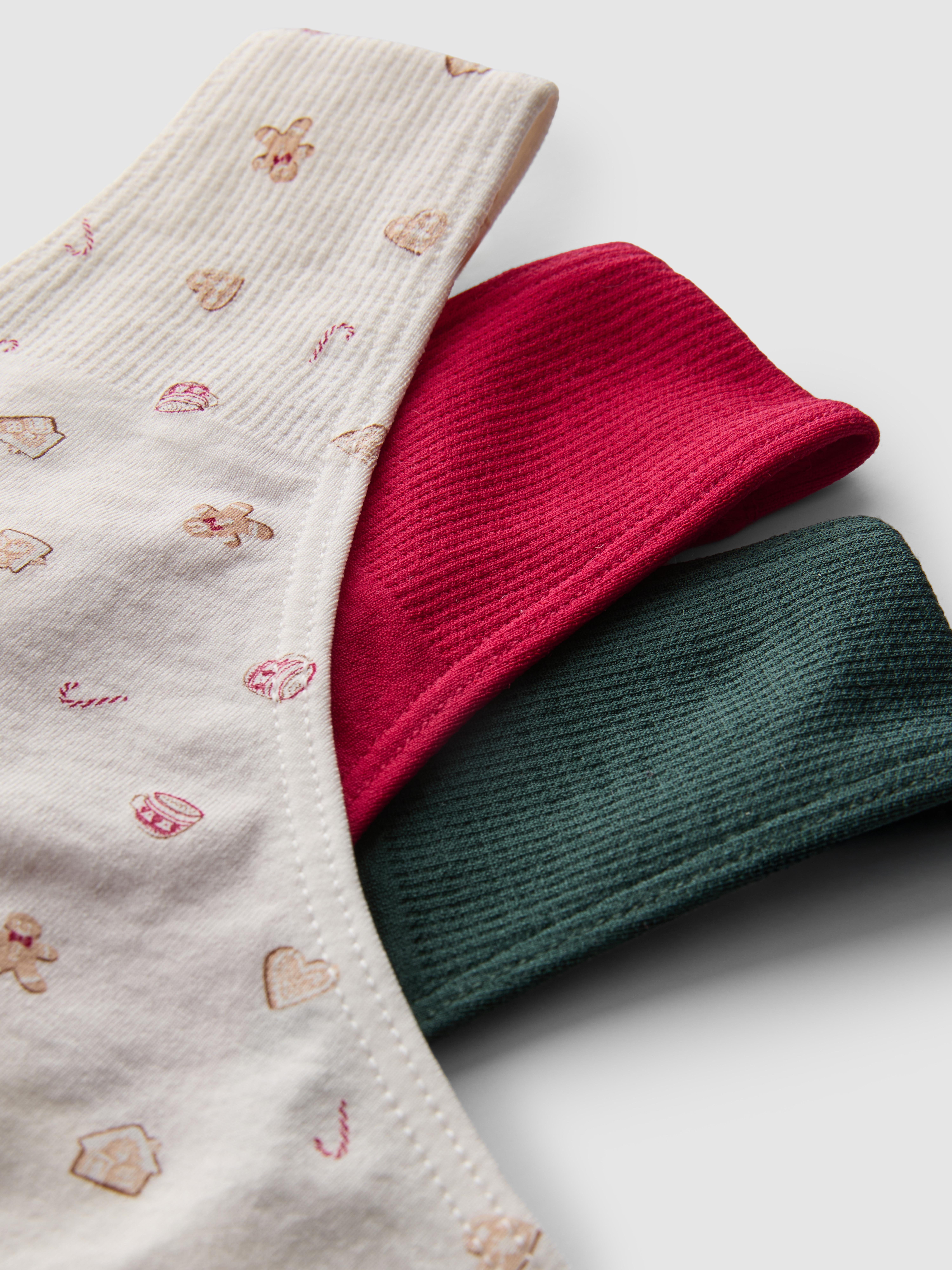 3pk Festive Seamless Thongs