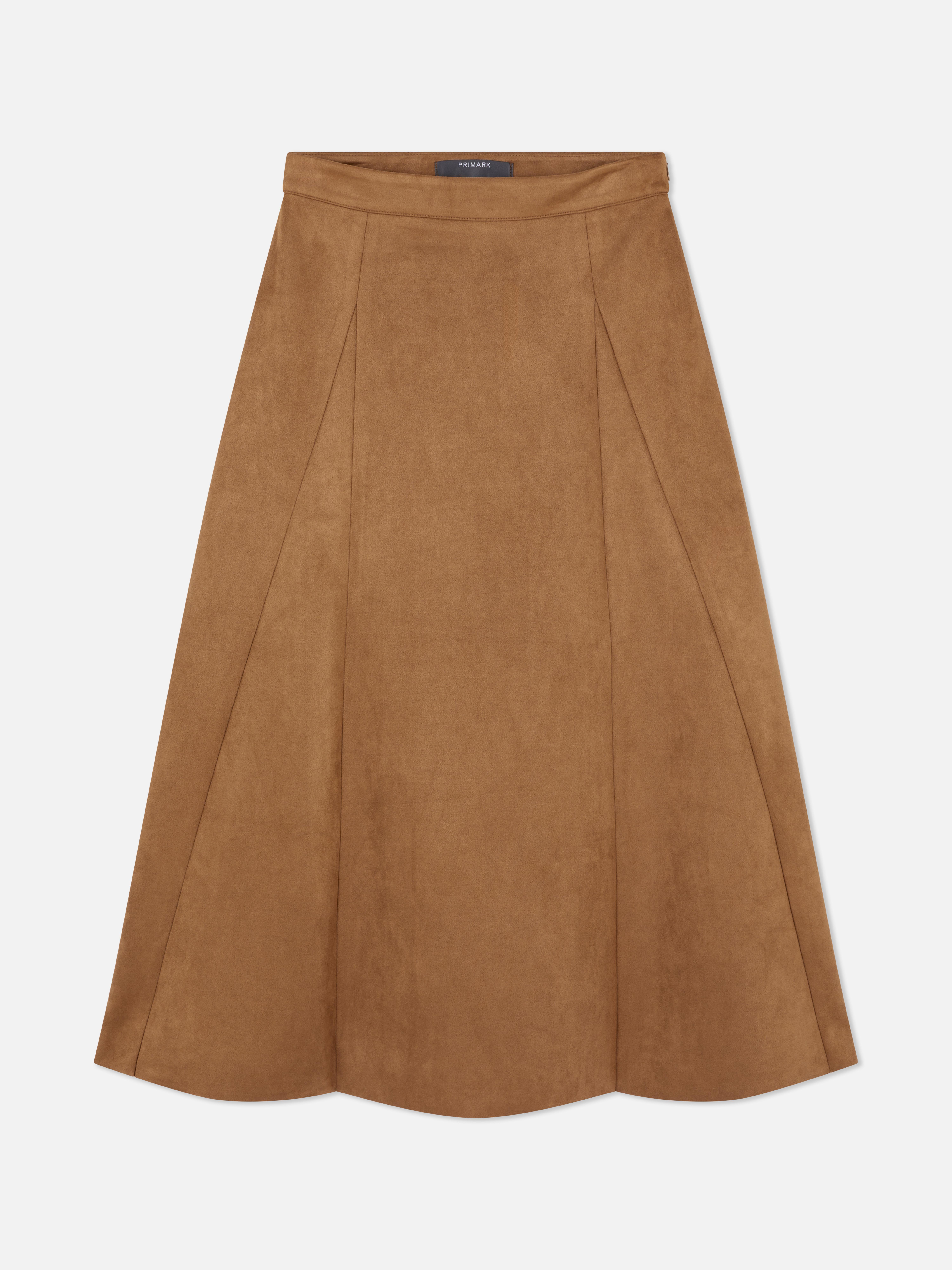 Paula Echevarría Faux Suede Midaxi Skirt
