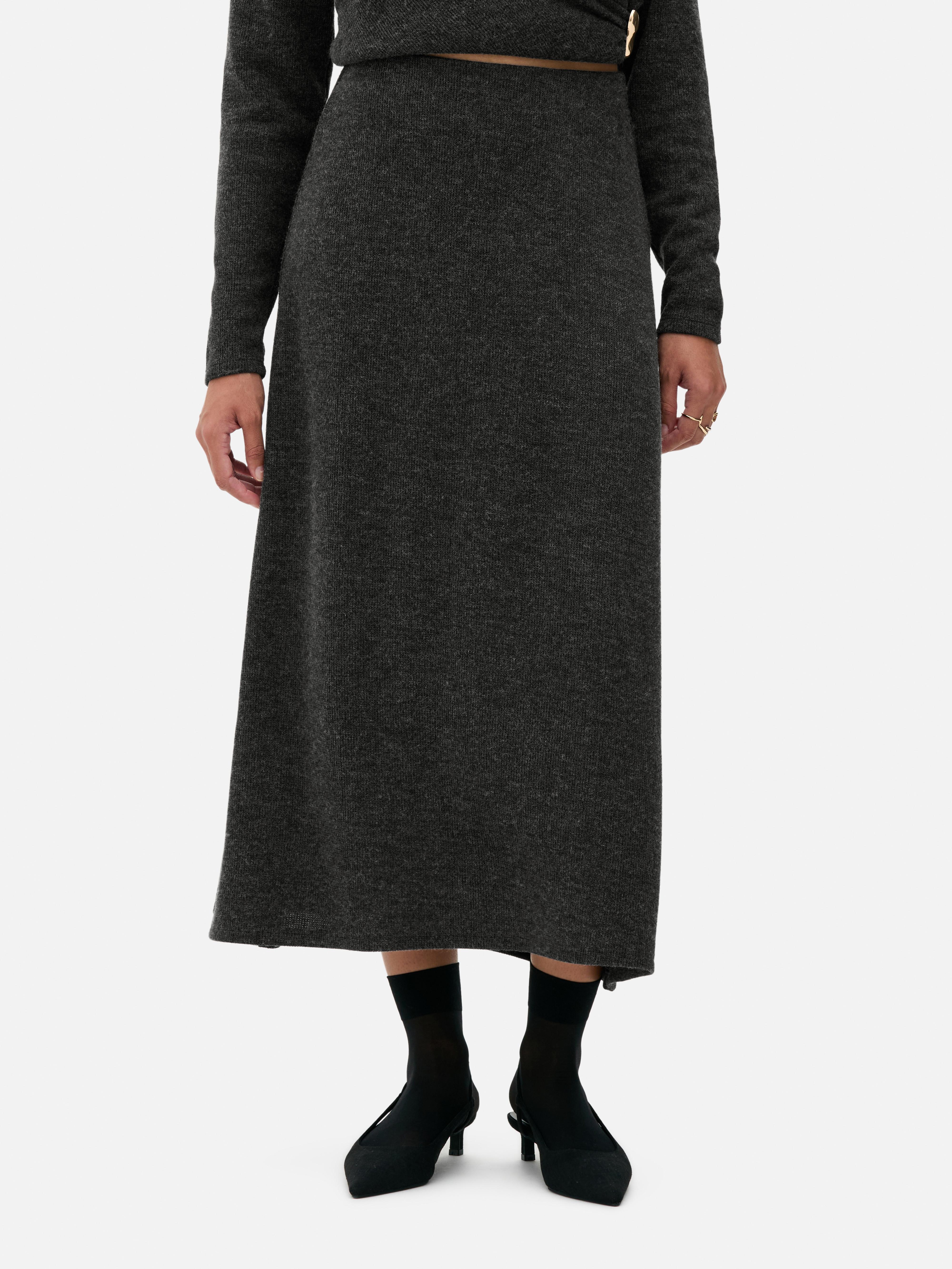 A-Line Midi Skirt