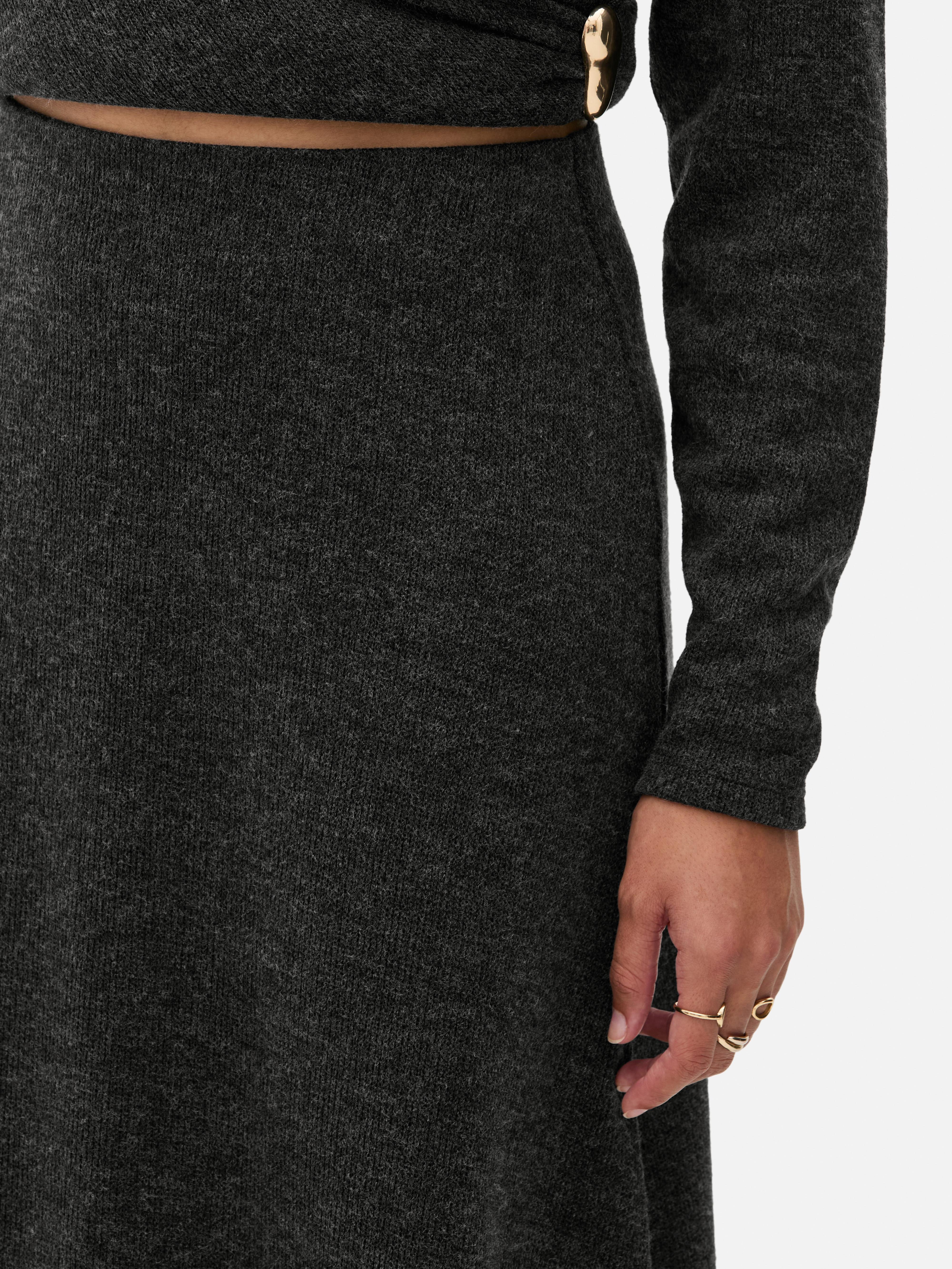 A-Line Midi Skirt