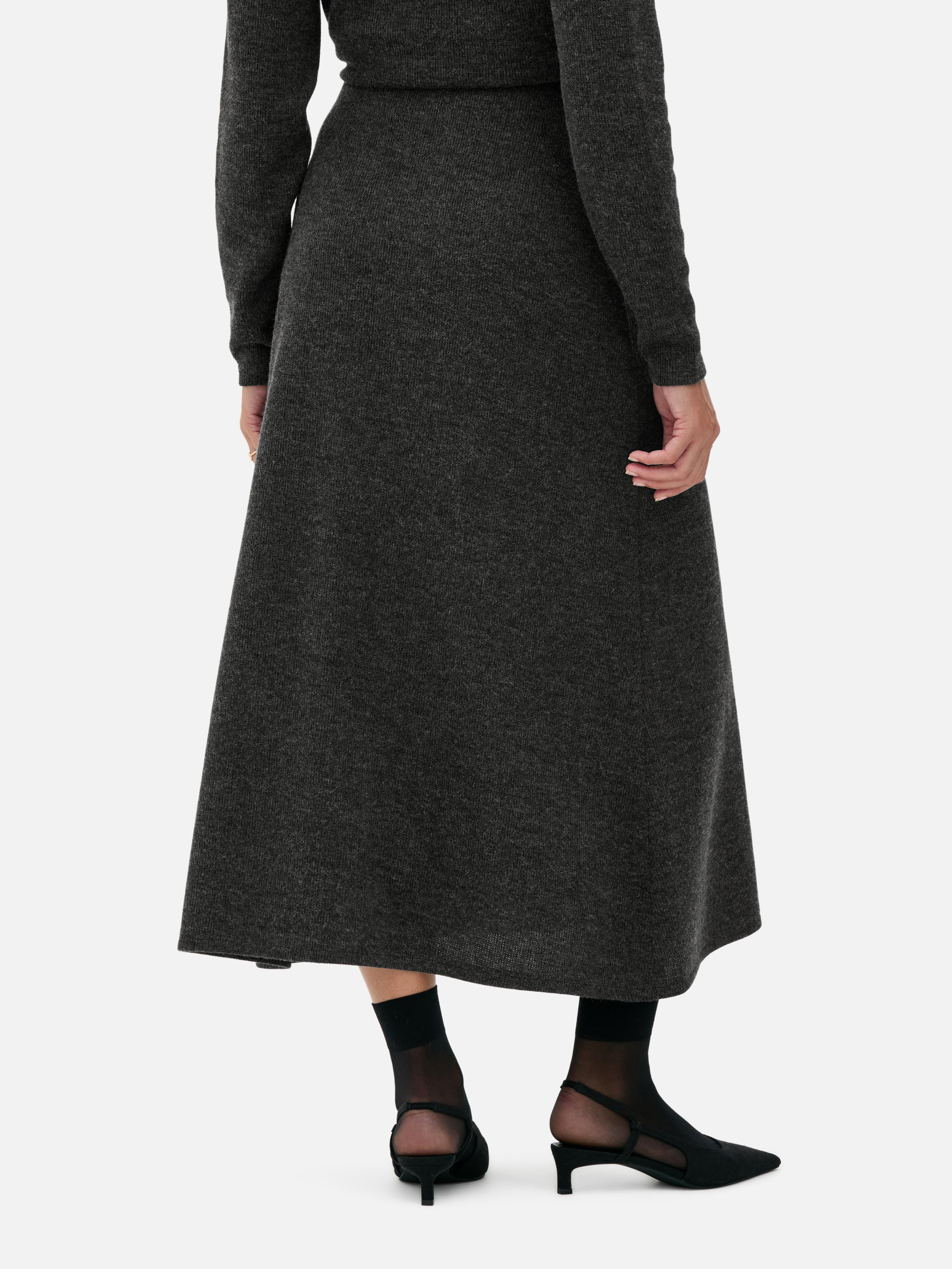 A-Line Midi Skirt