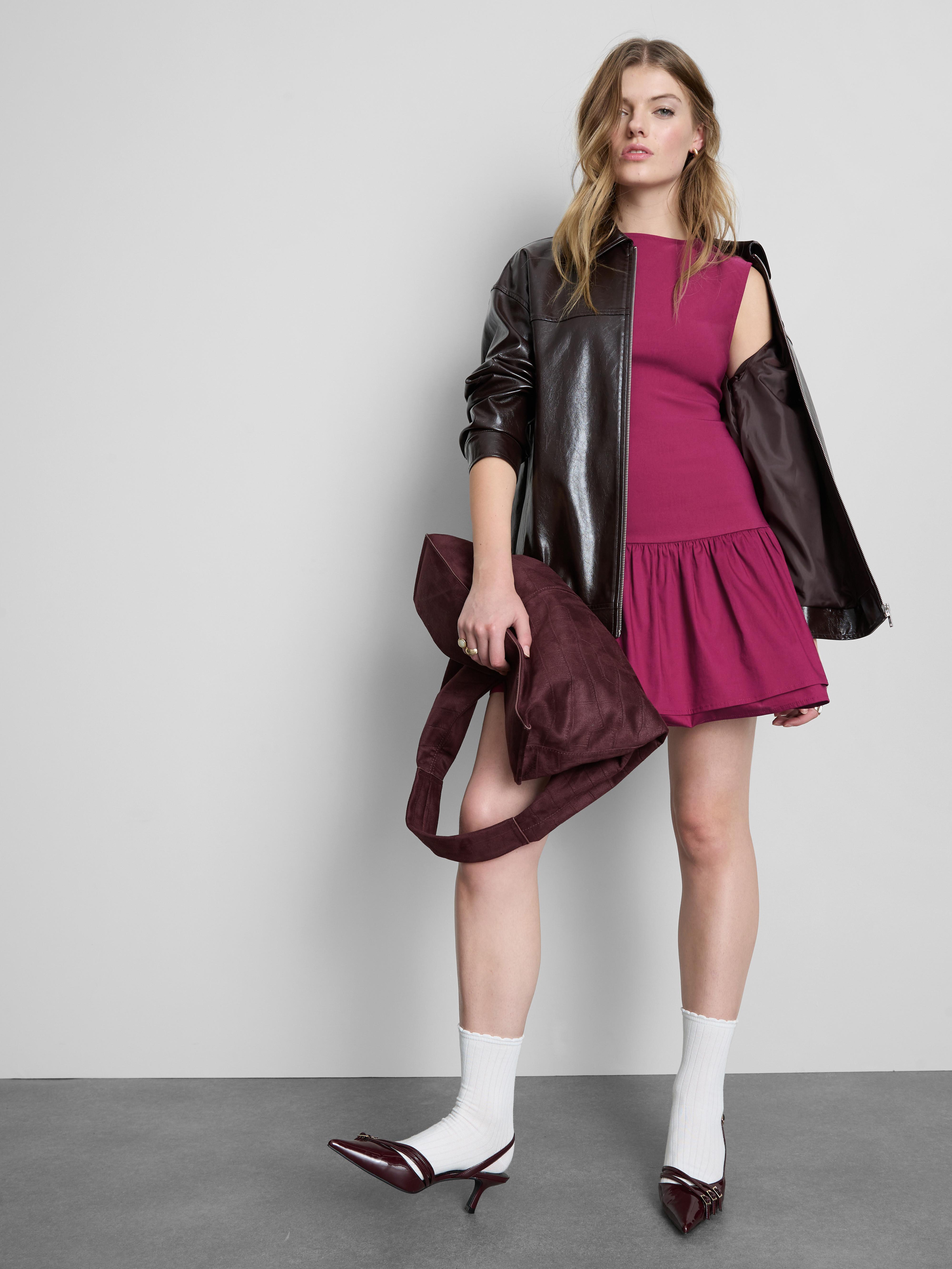 Drop Hem Mini Dress