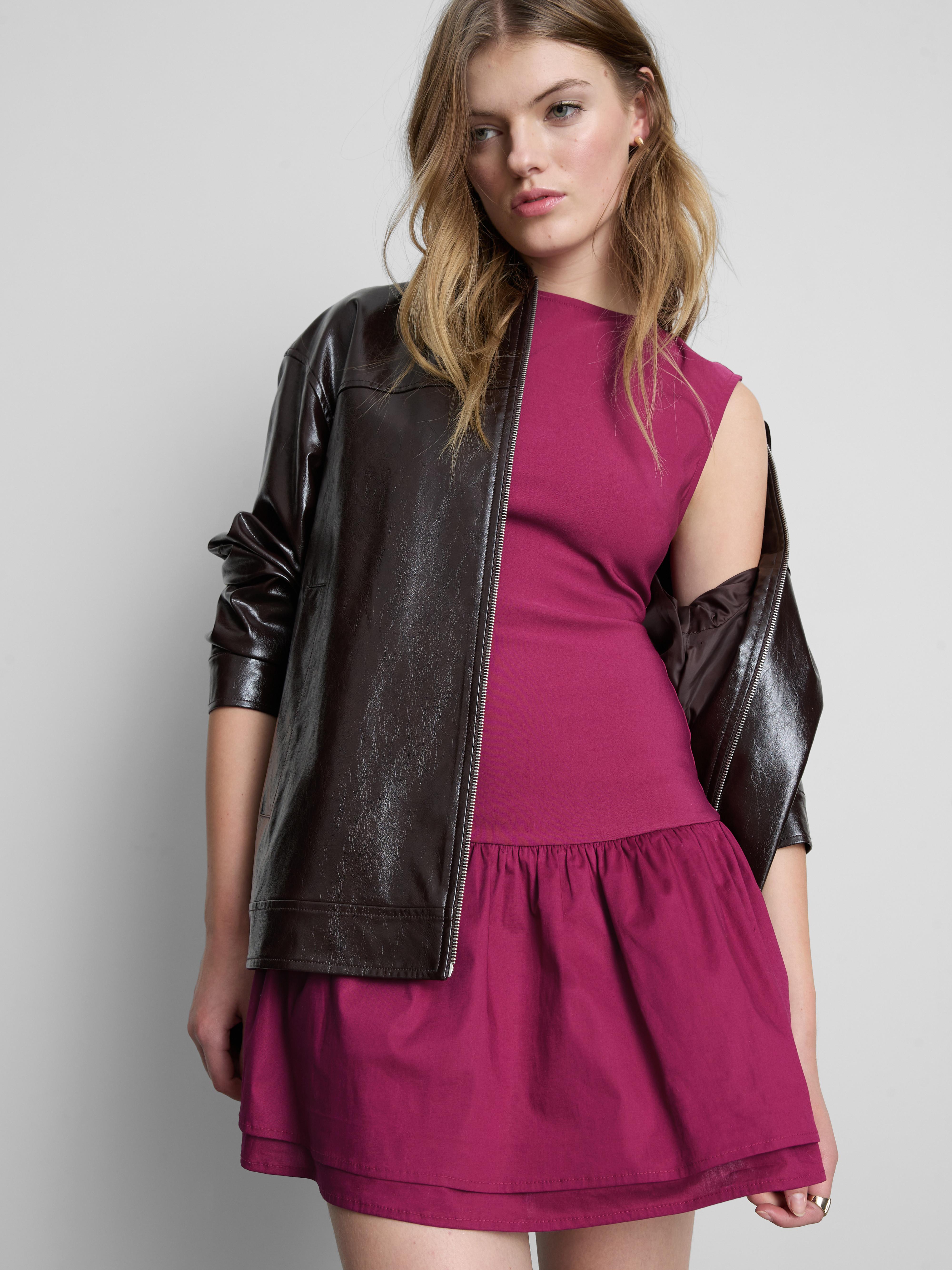 Drop Hem Mini Dress