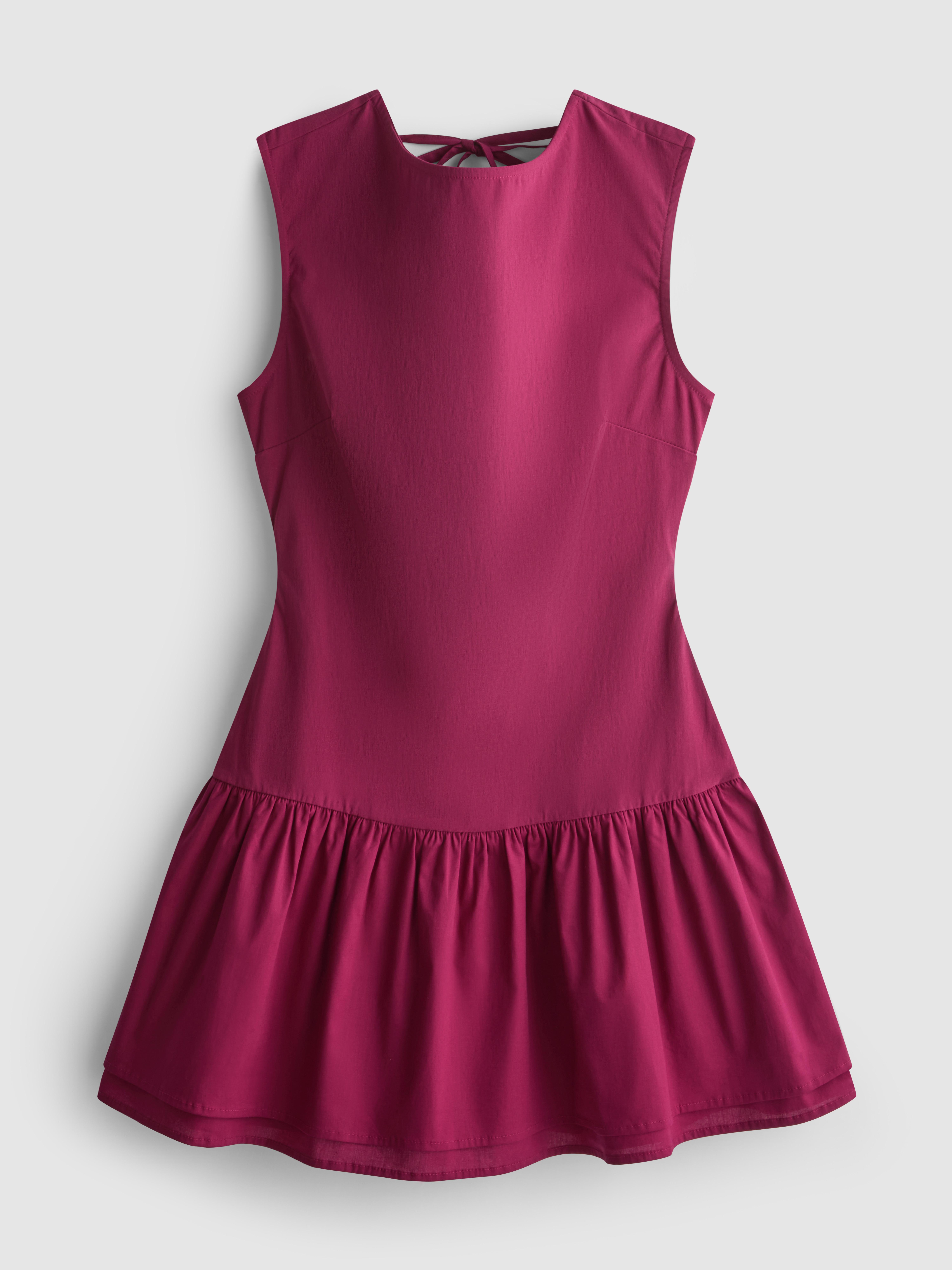 Drop Hem Mini Dress