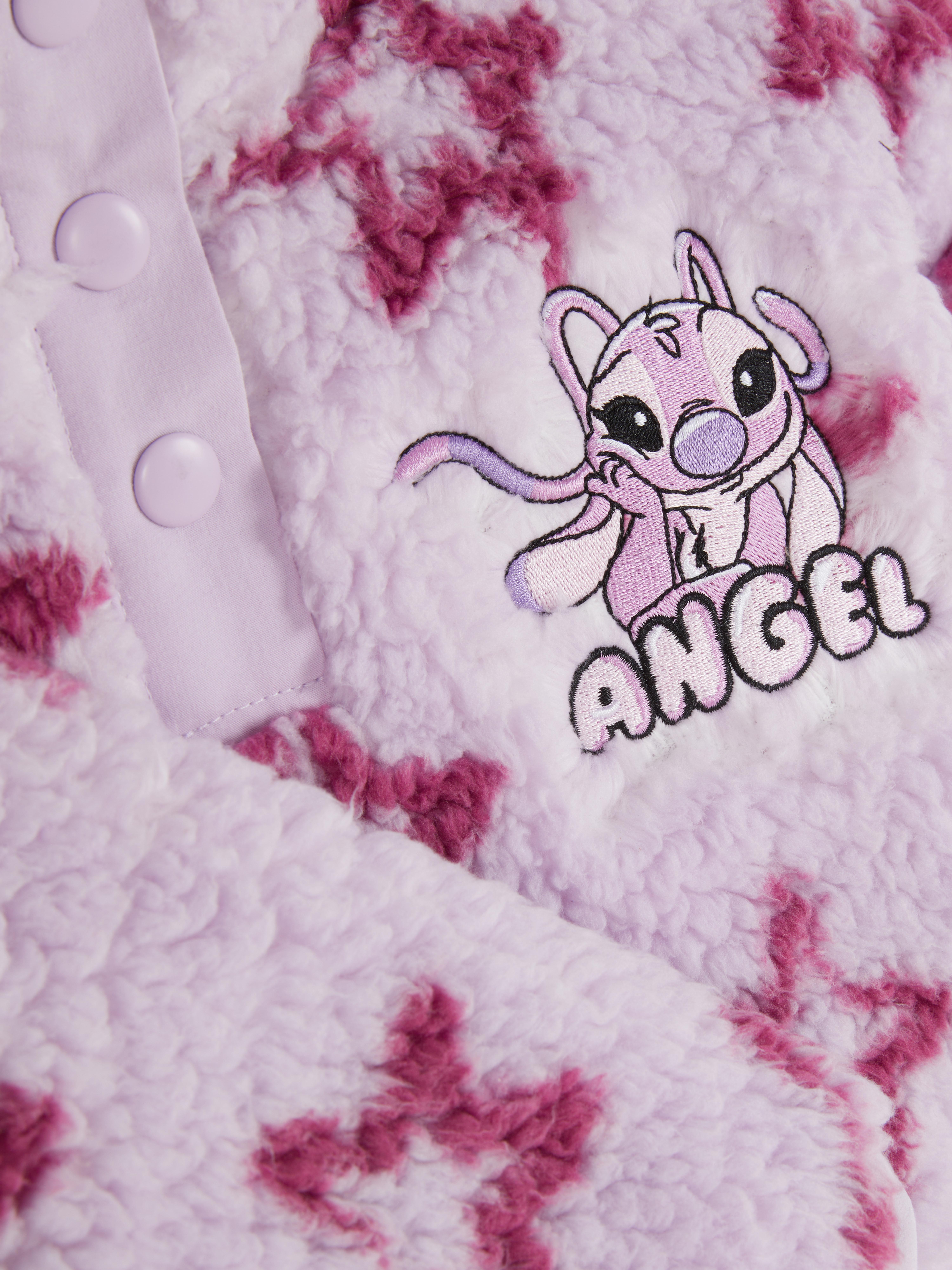Girls Lilac 1.5-8yrs | Disney’s Stitch Angel Fleece Jacket