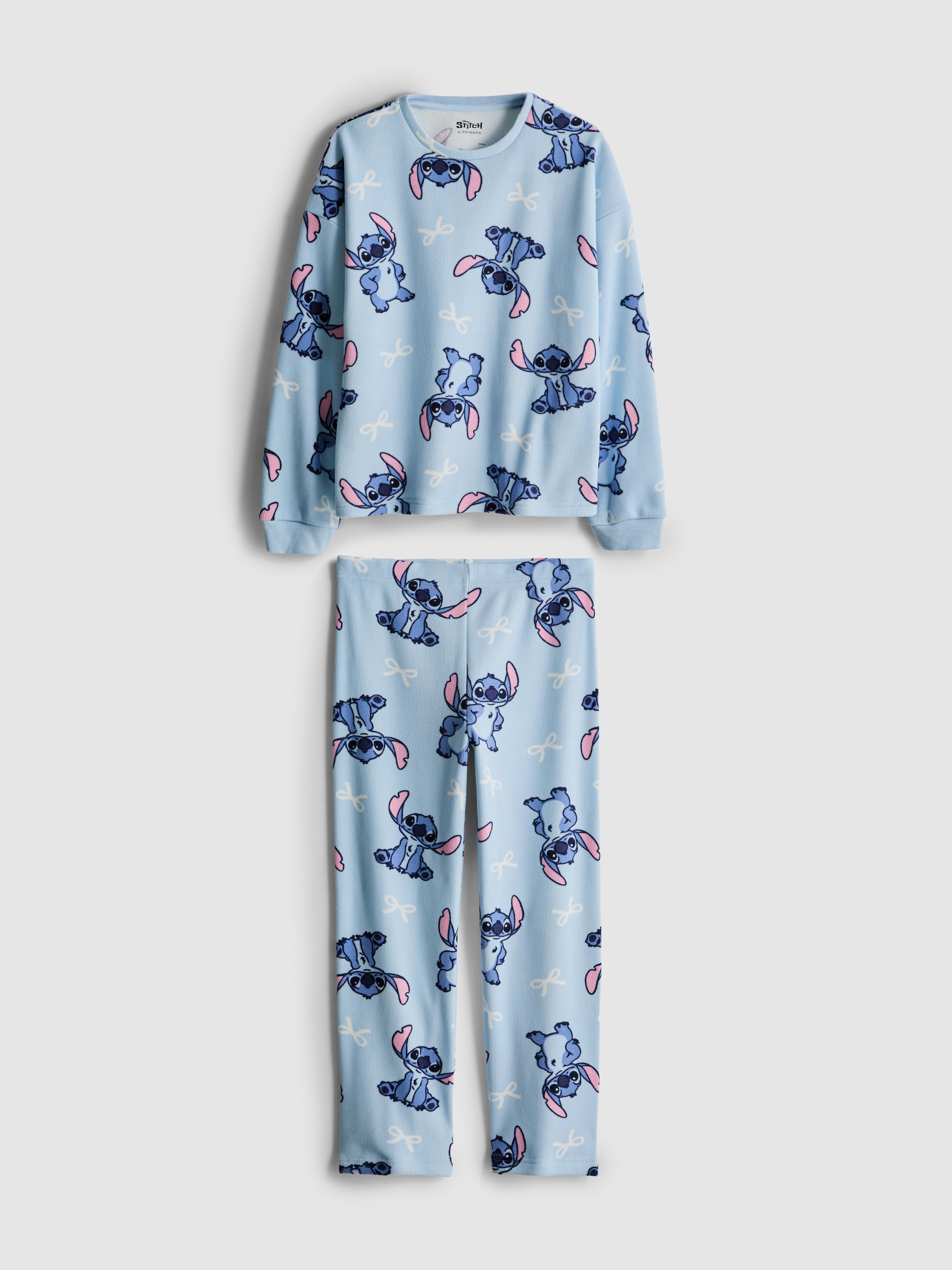 5-15yrs | Disney’s Stitch Waffle Textured Pyjamas