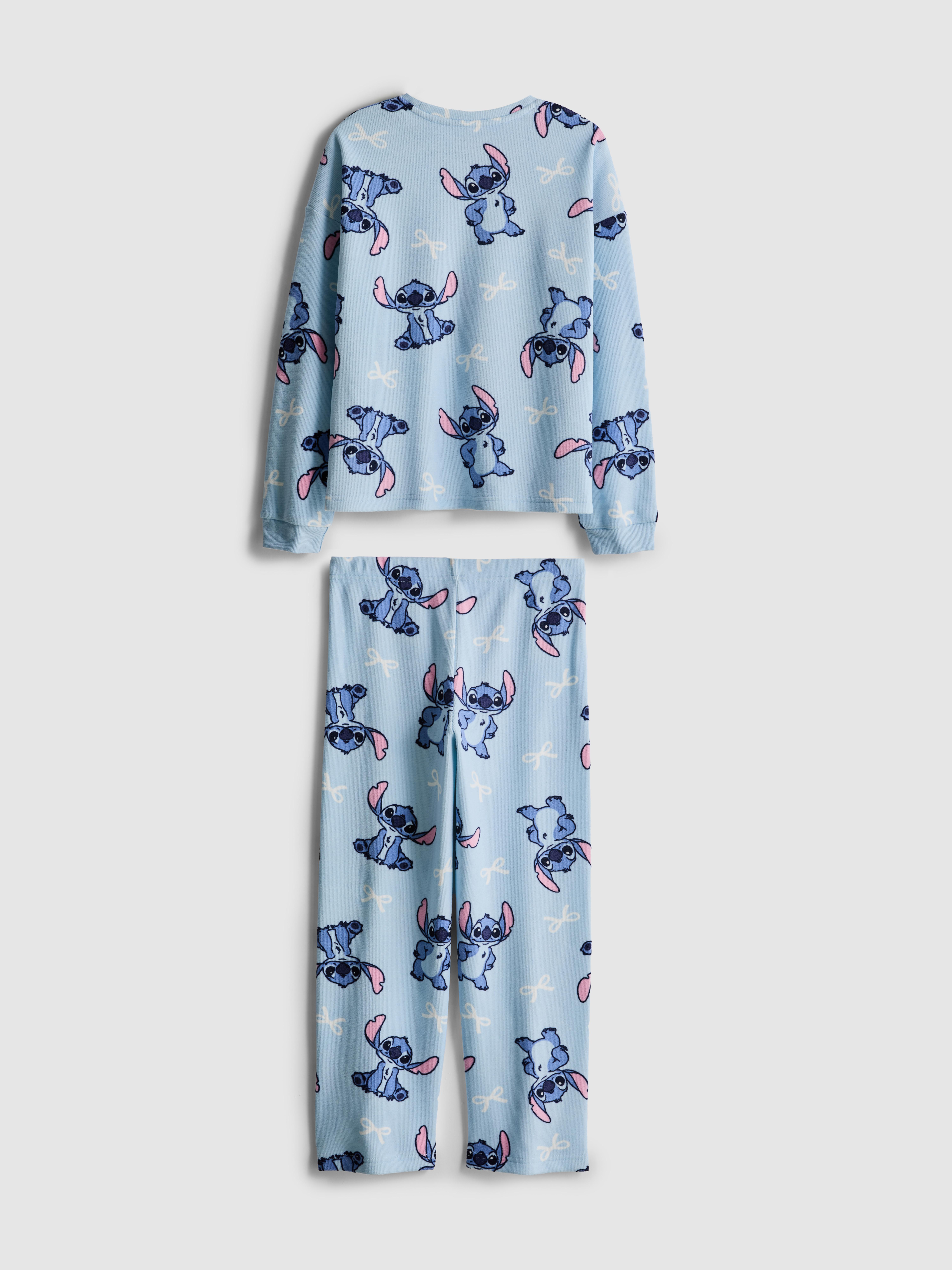 5-15yrs | Disney’s Stitch Waffle Textured Pyjamas