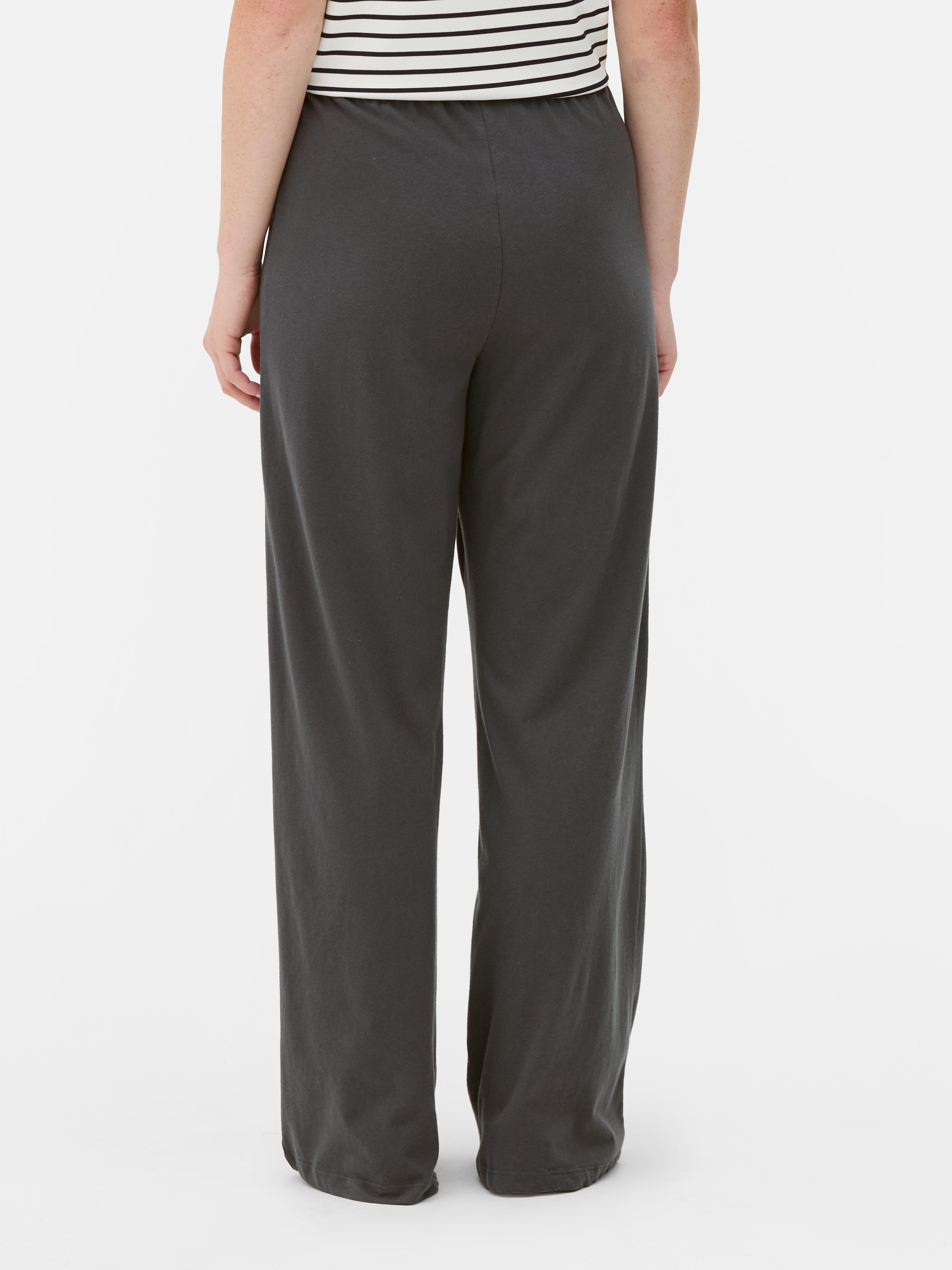 Straight Wide Leg Joggers