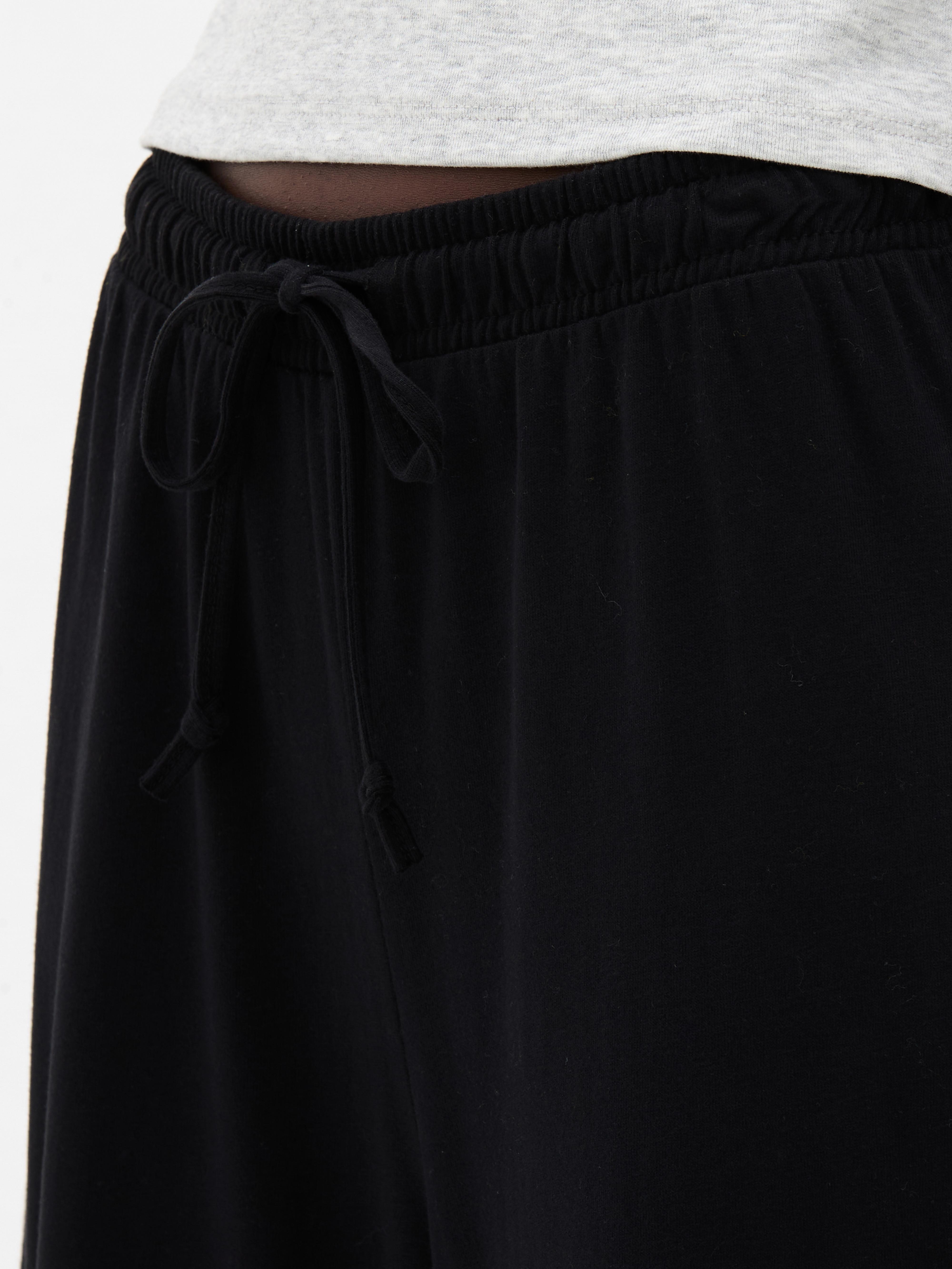 Straight Wide Leg Joggers