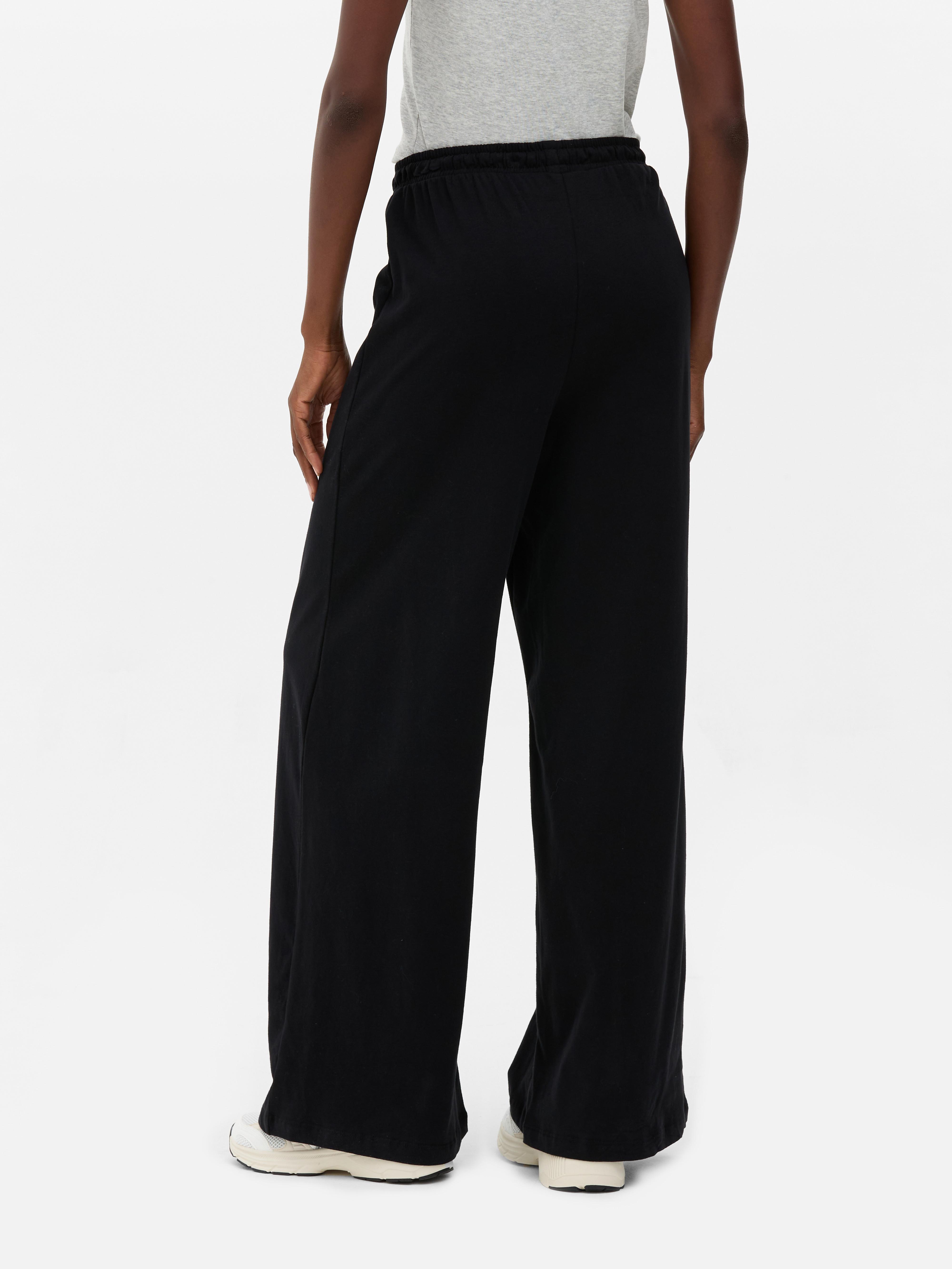 Straight Wide Leg Joggers