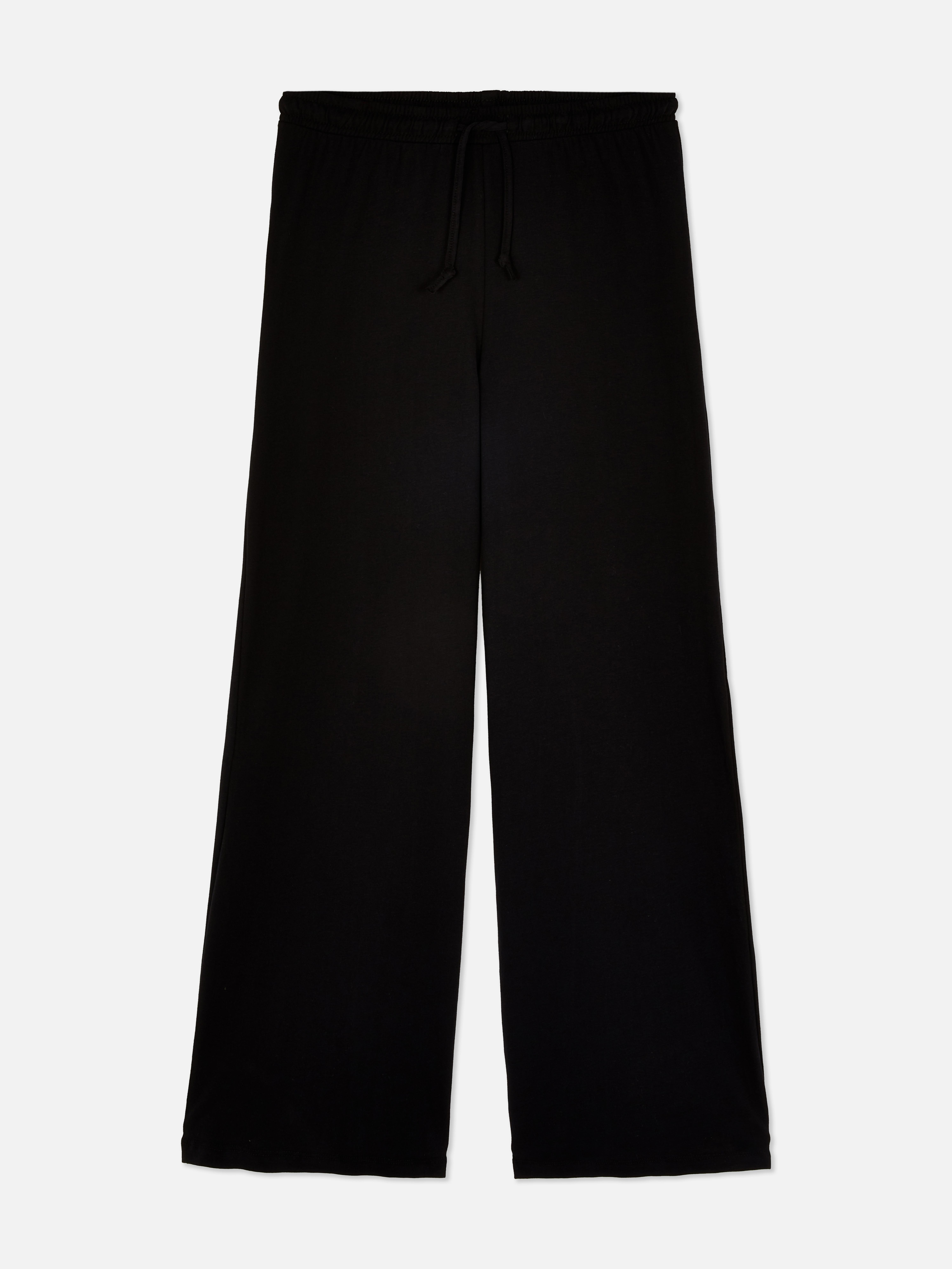 Straight Wide Leg Joggers