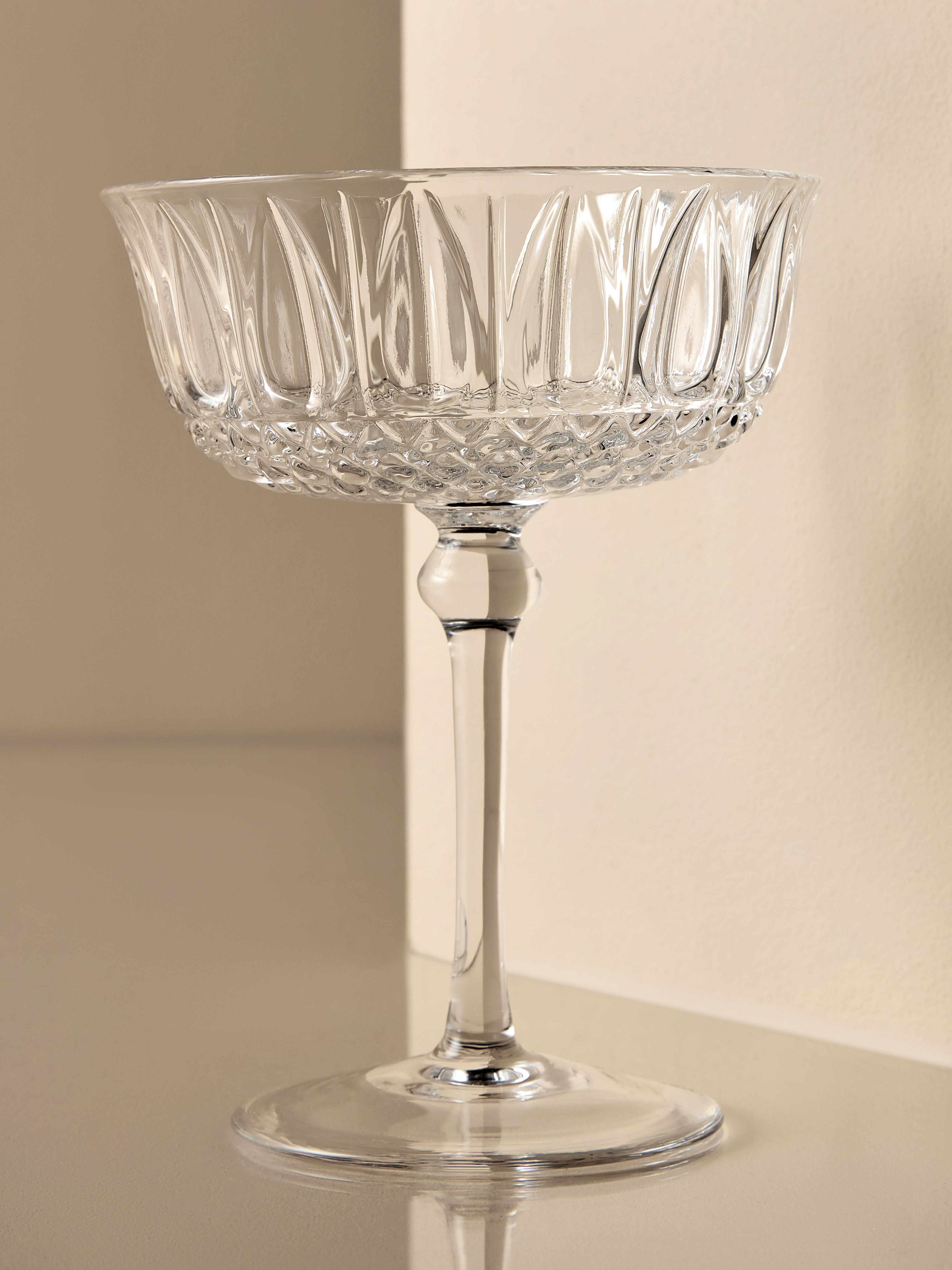 Geschliffenes „The Edit“ Coupé-Glas