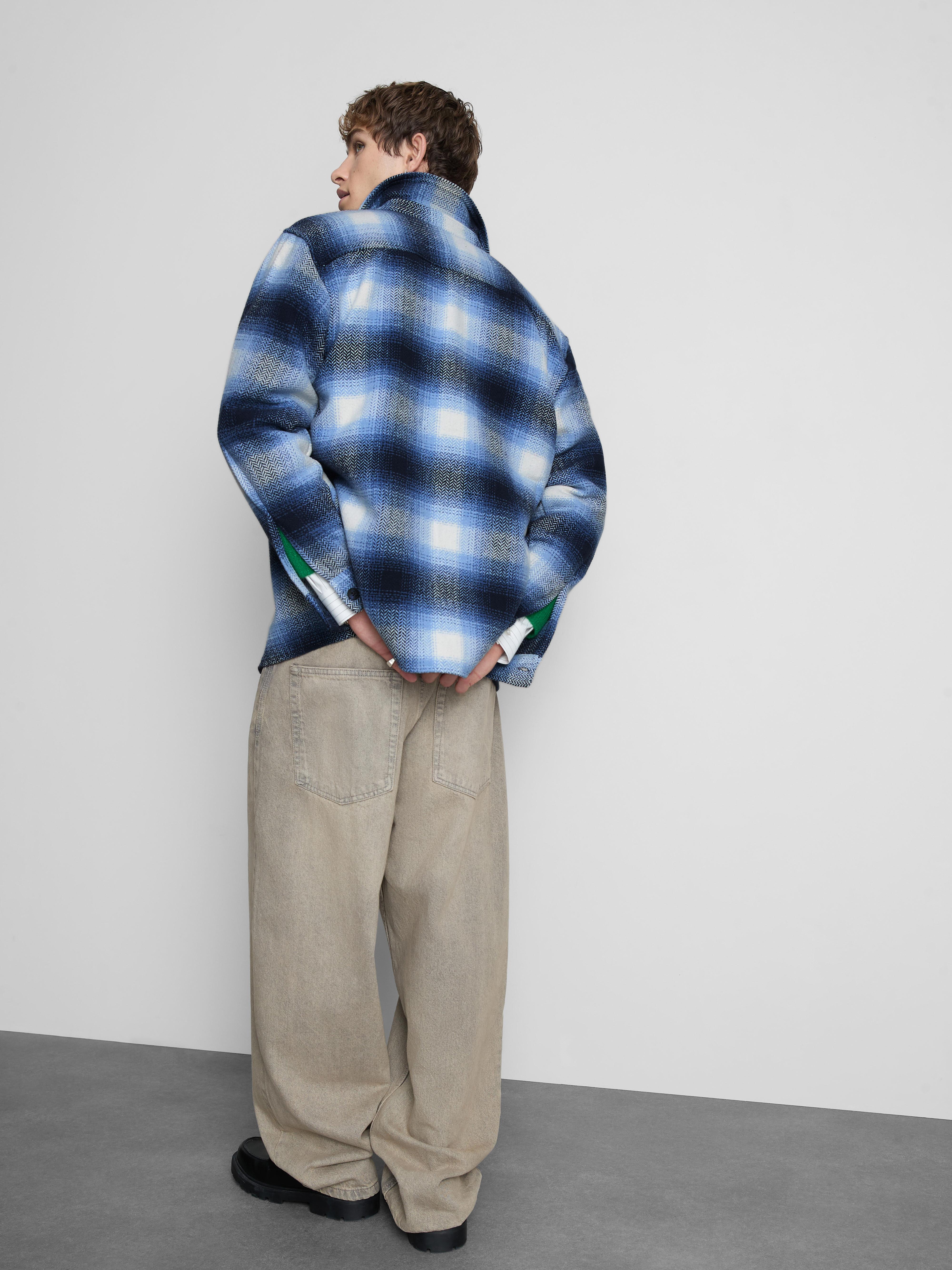 Check Button-Up Overshirt