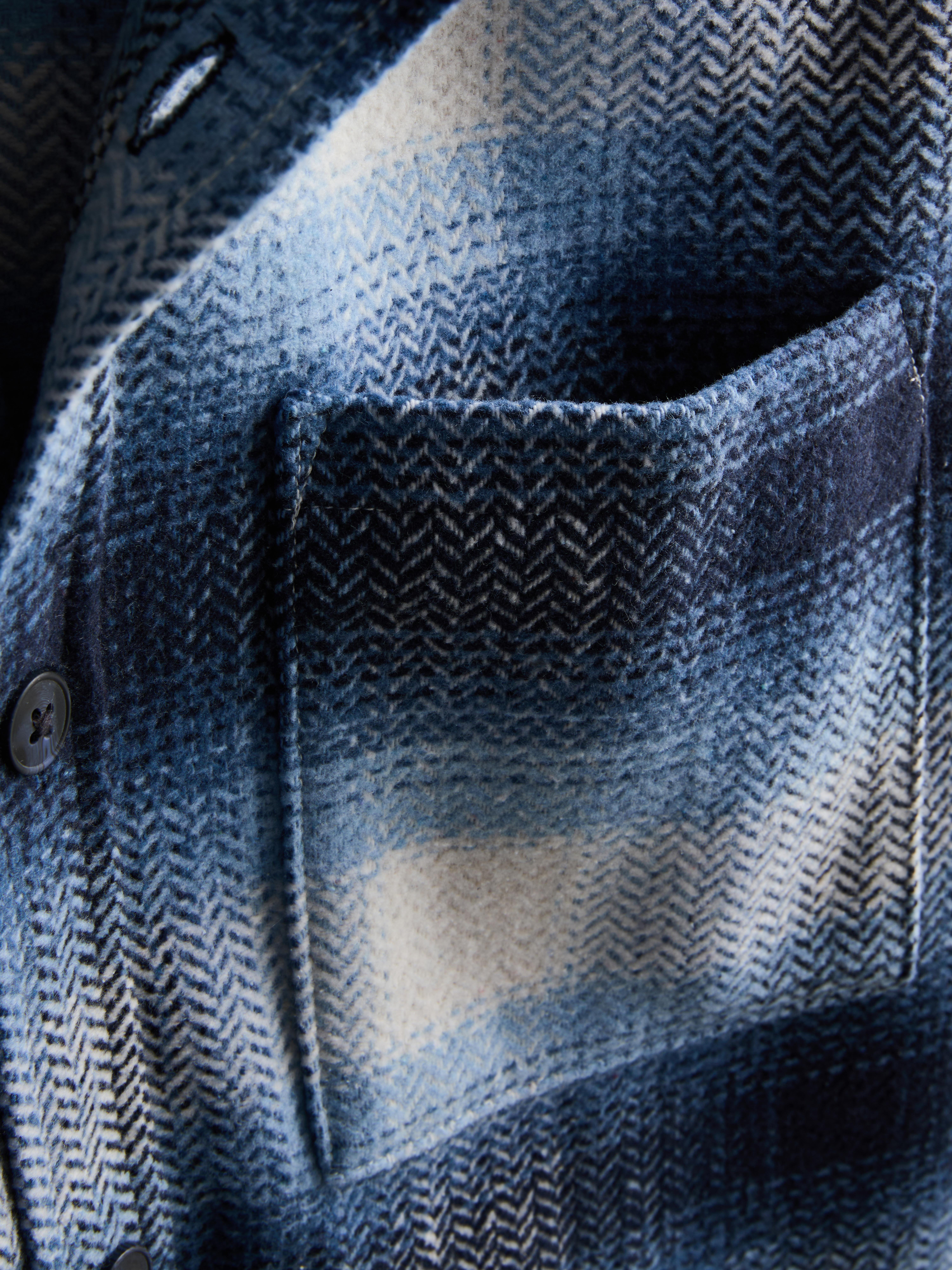 Check Button-Up Overshirt