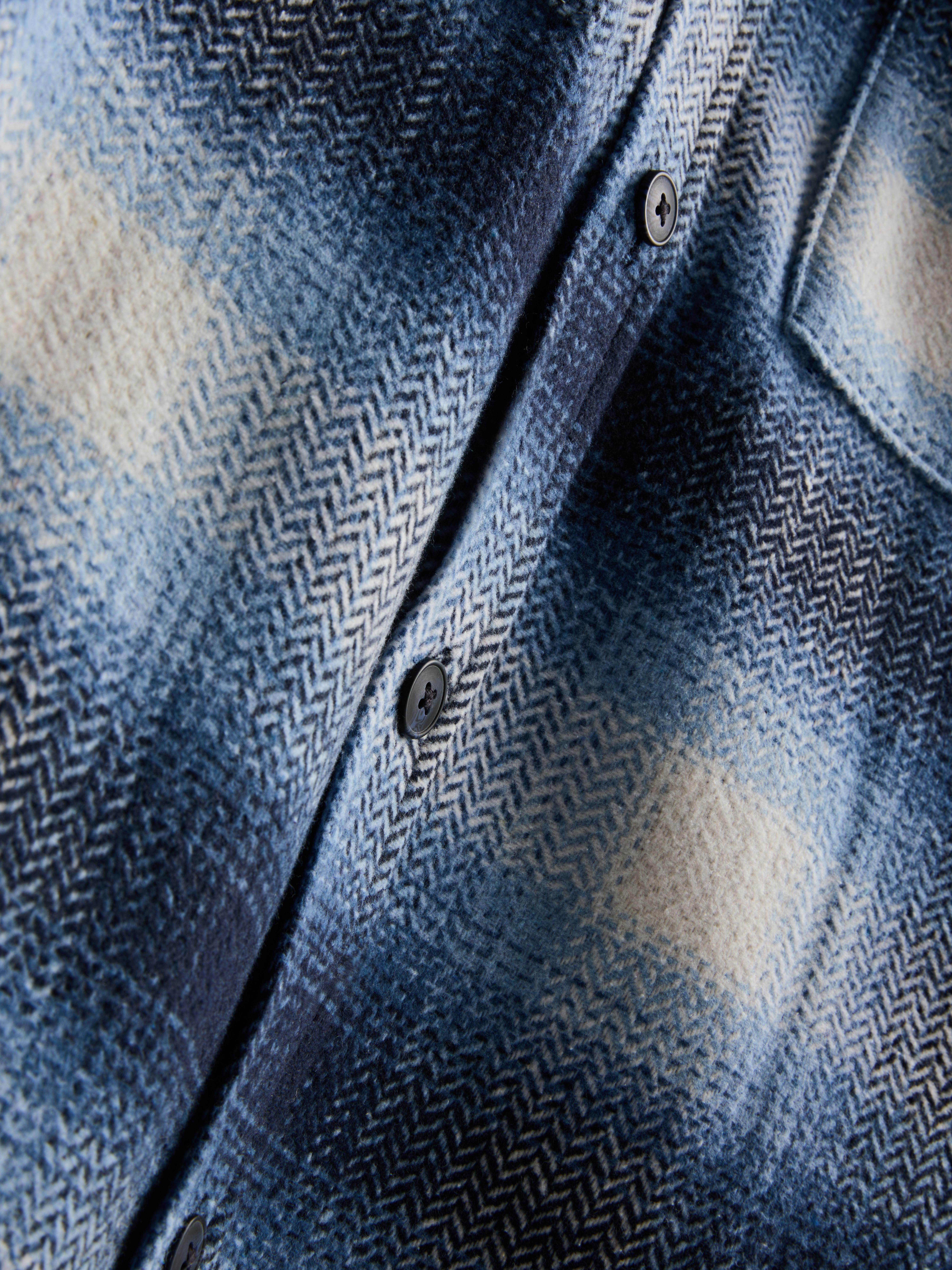 Check Button-Up Overshirt