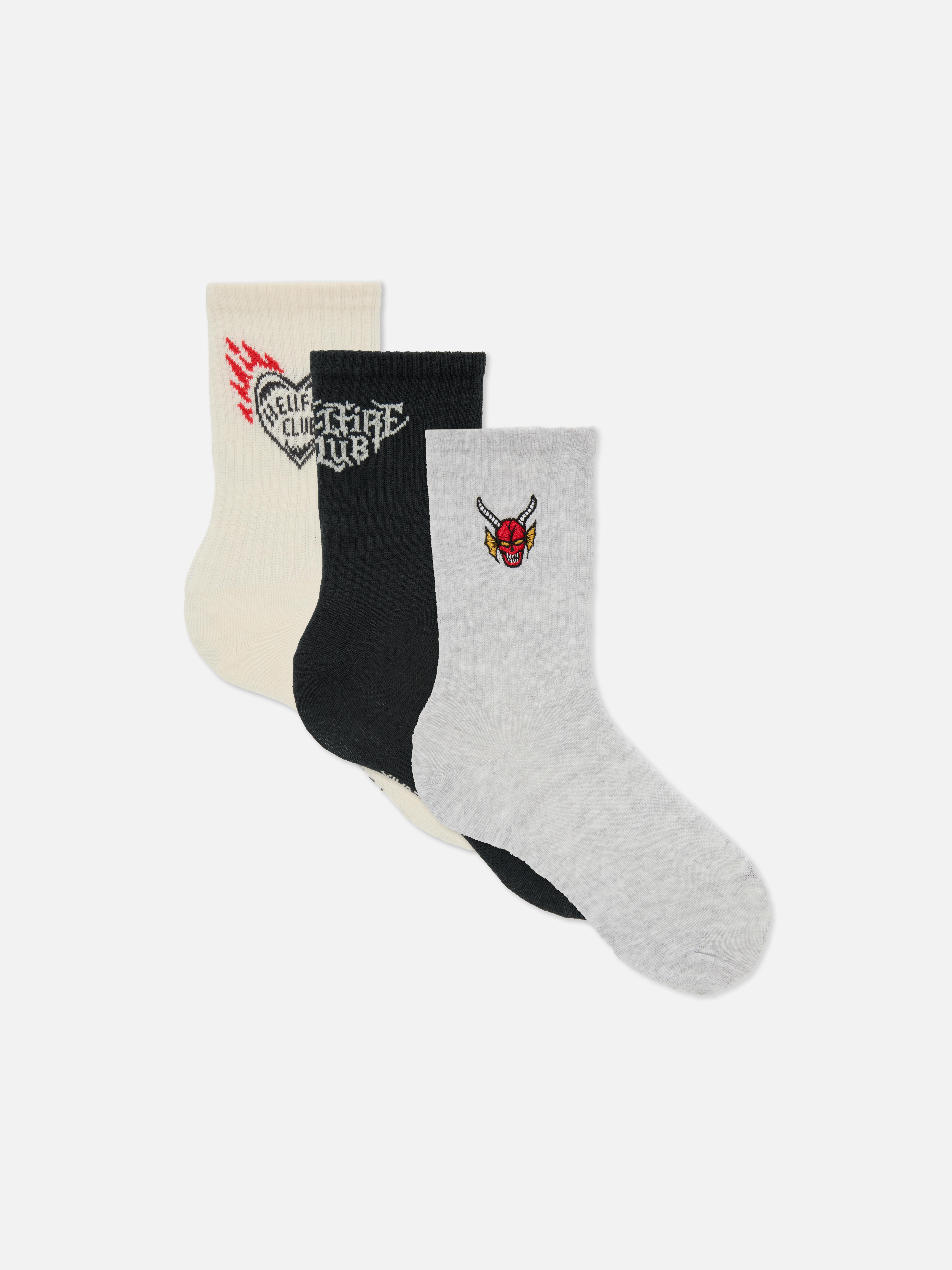 „Stranger Things“ Crew-Socken, 3er-Pack