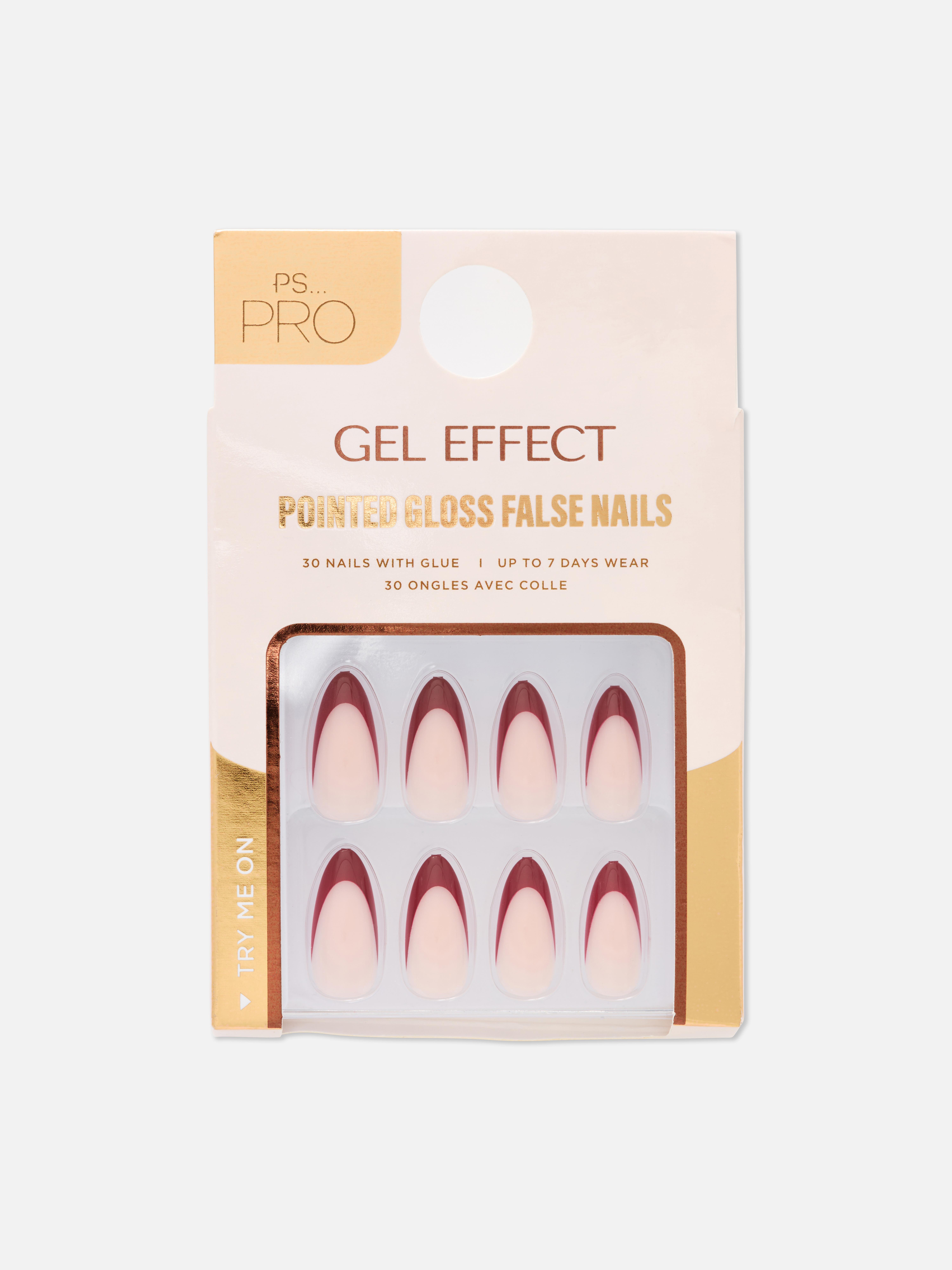 PS... Pro Gel Effect Pointed Gloss False Nails