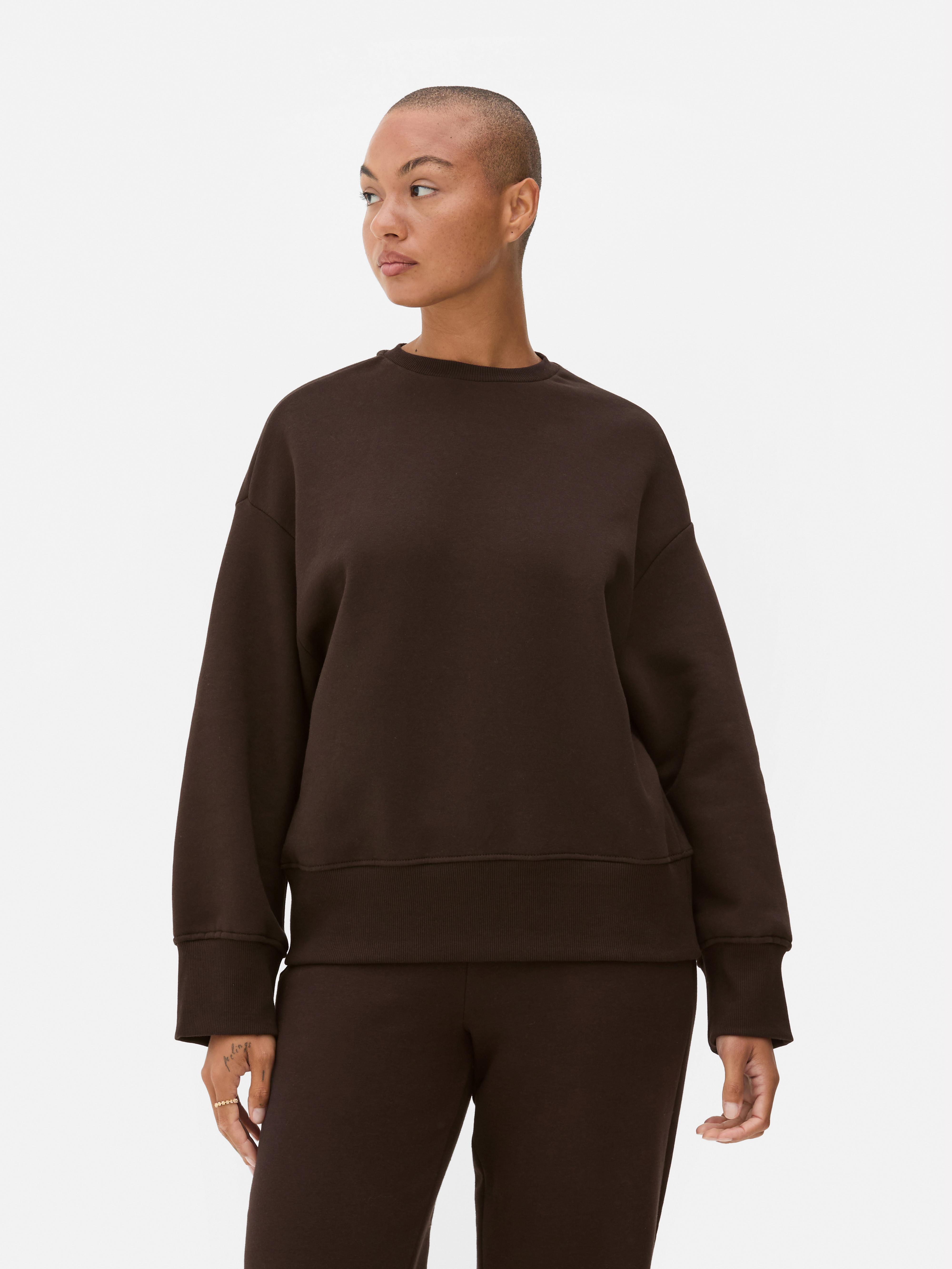 Sudadera básica ancha
