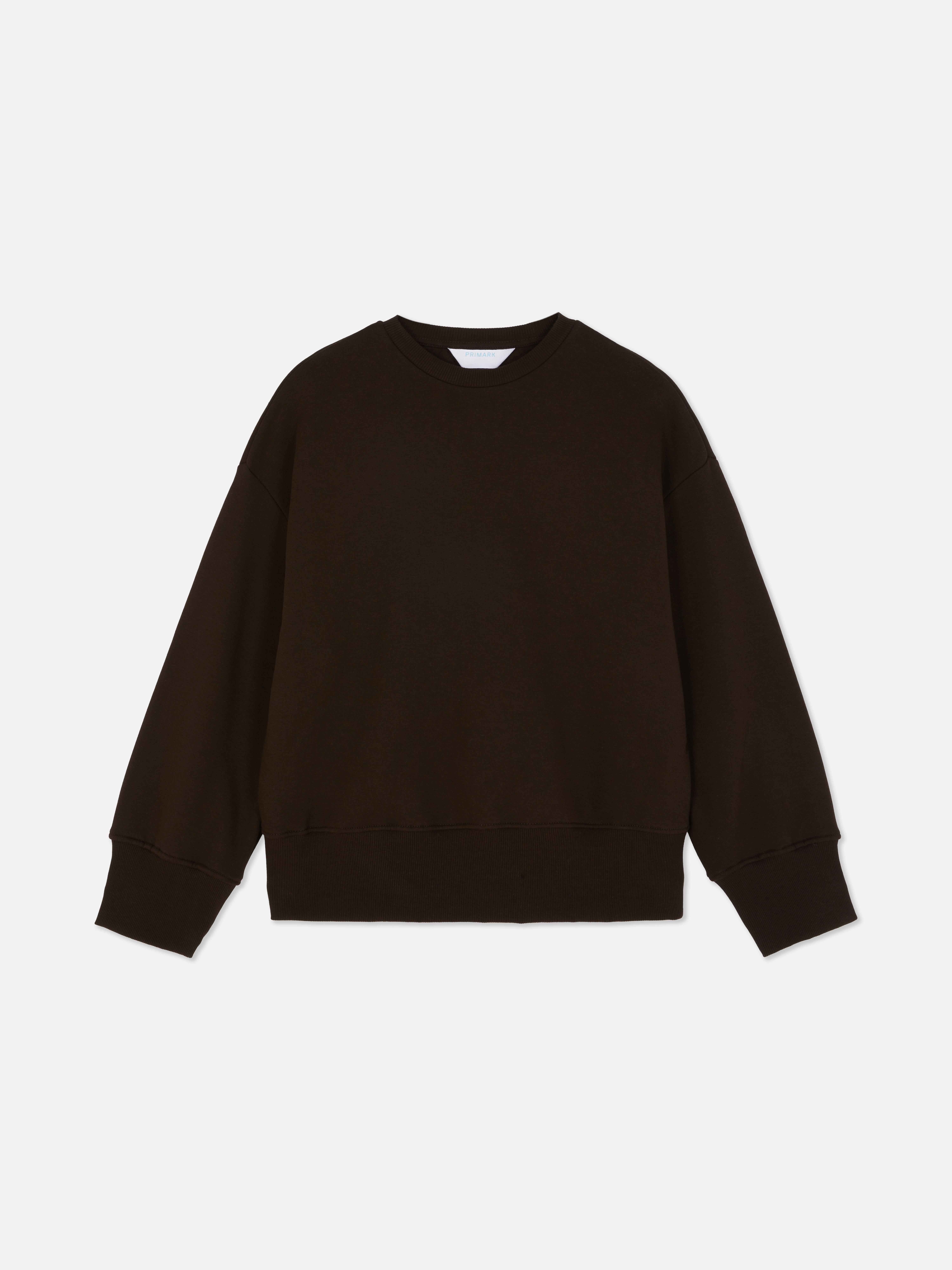 Sudadera básica ancha