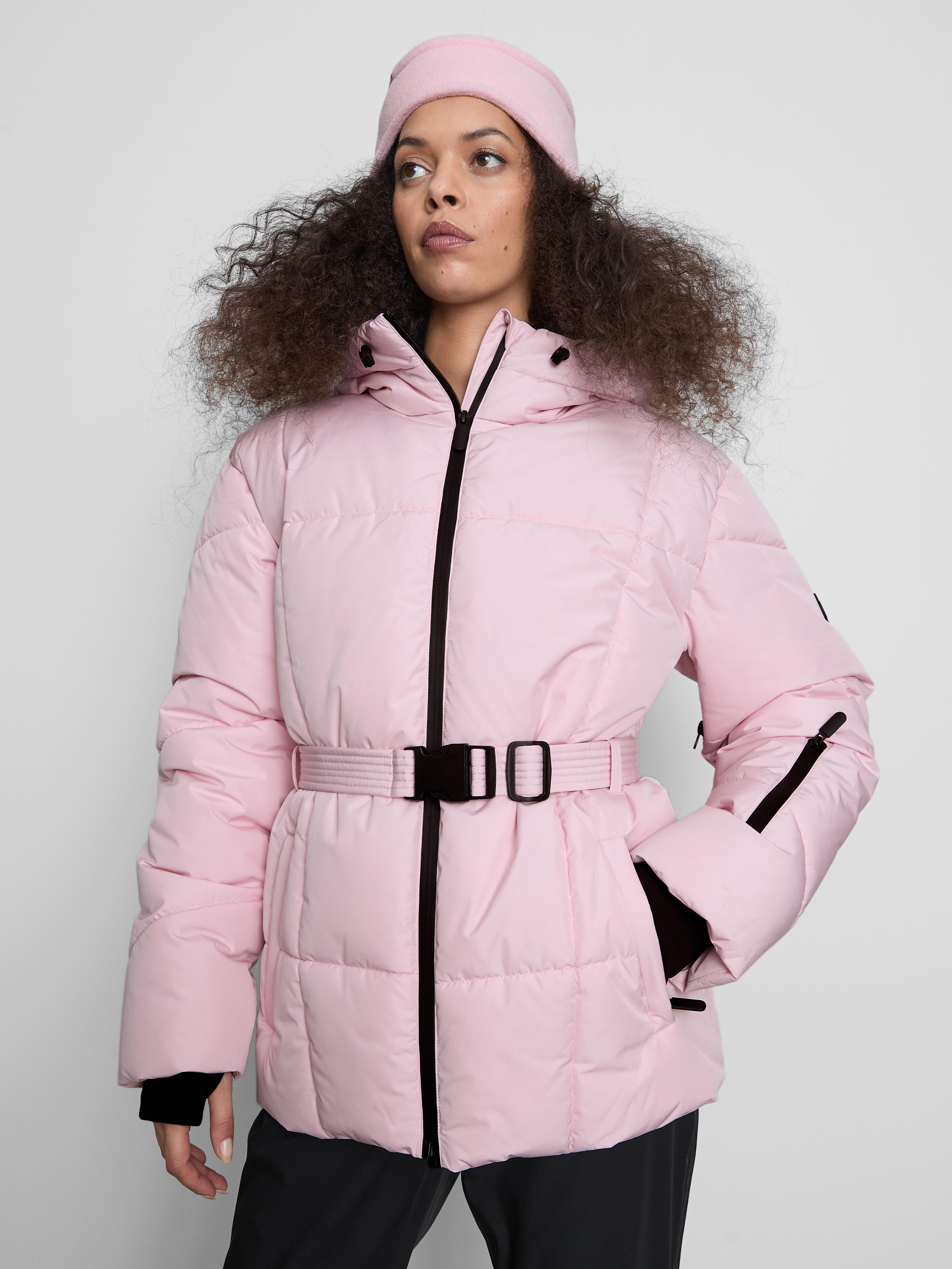 Quilted Belted Ski Jacket