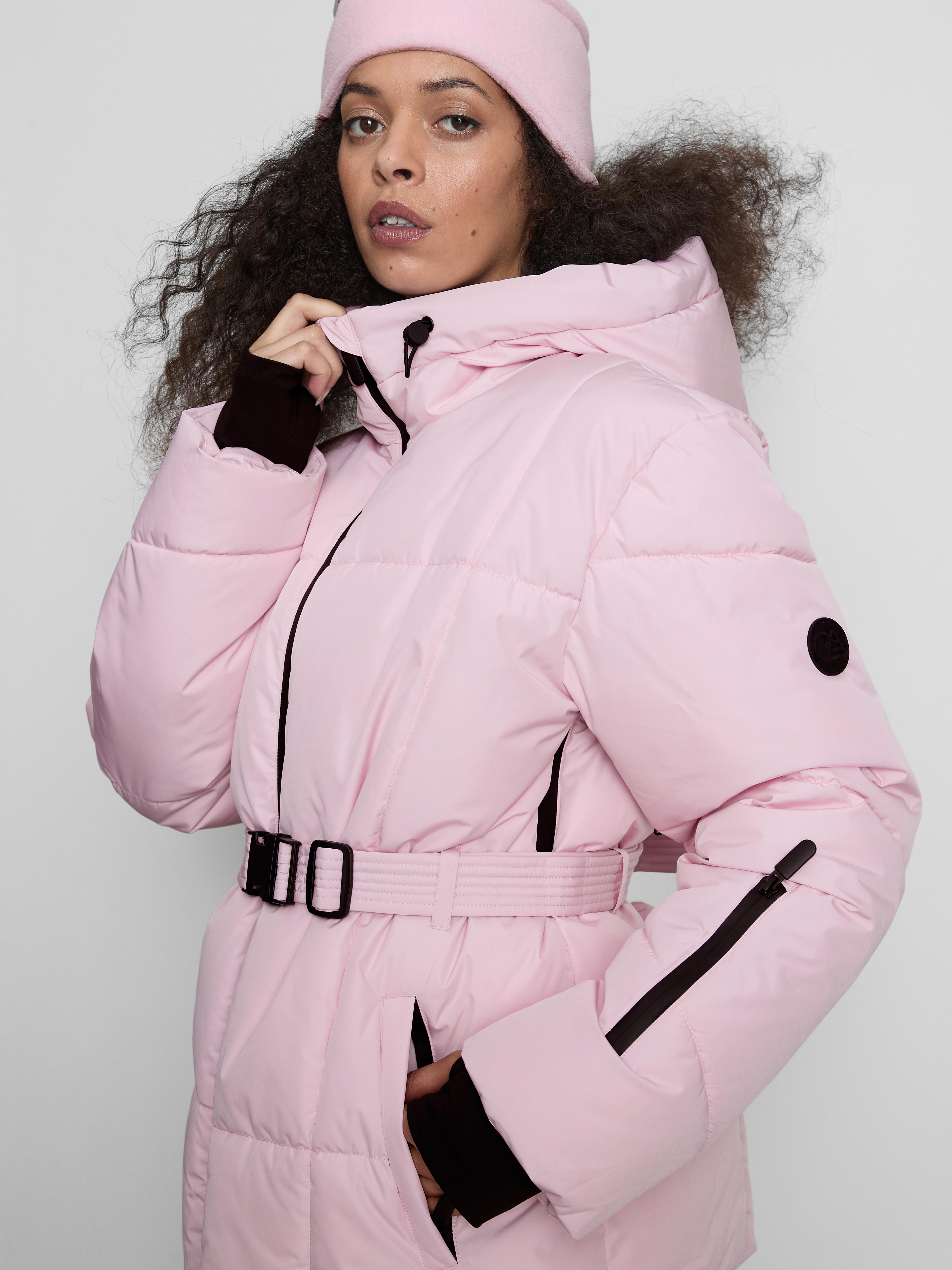 Quilted Belted Ski Jacket