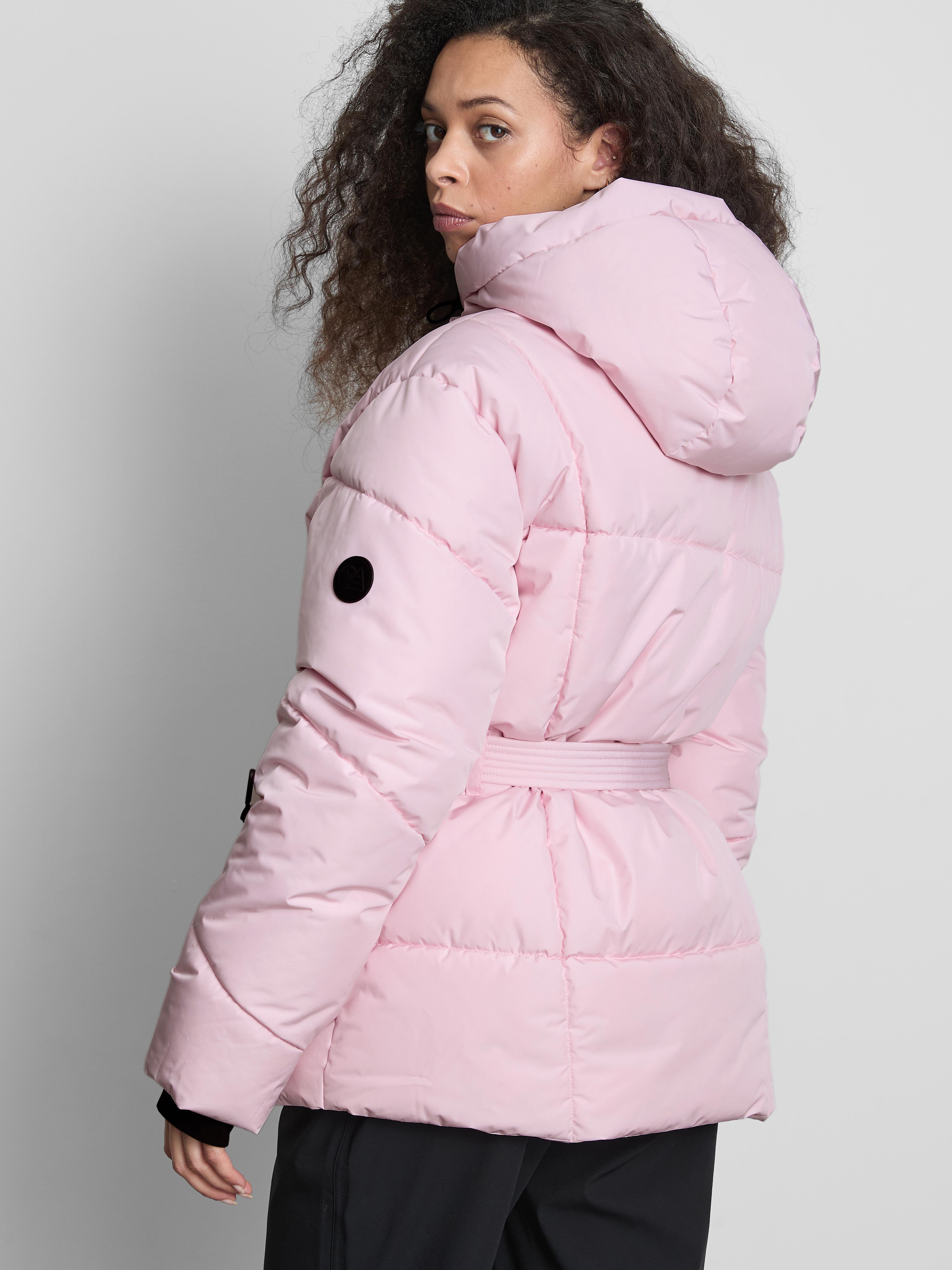 Quilted Belted Ski Jacket