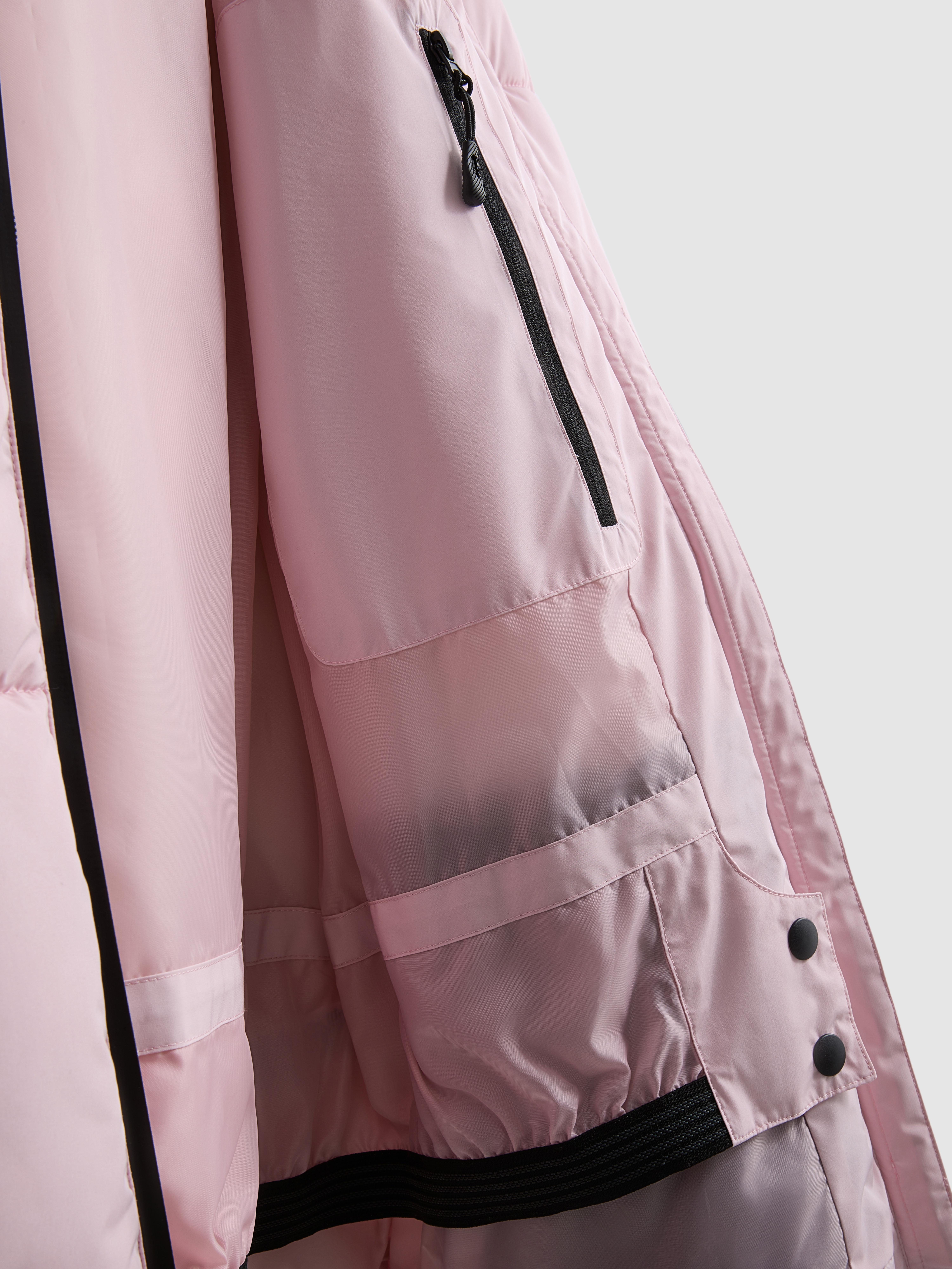 Quilted Belted Ski Jacket