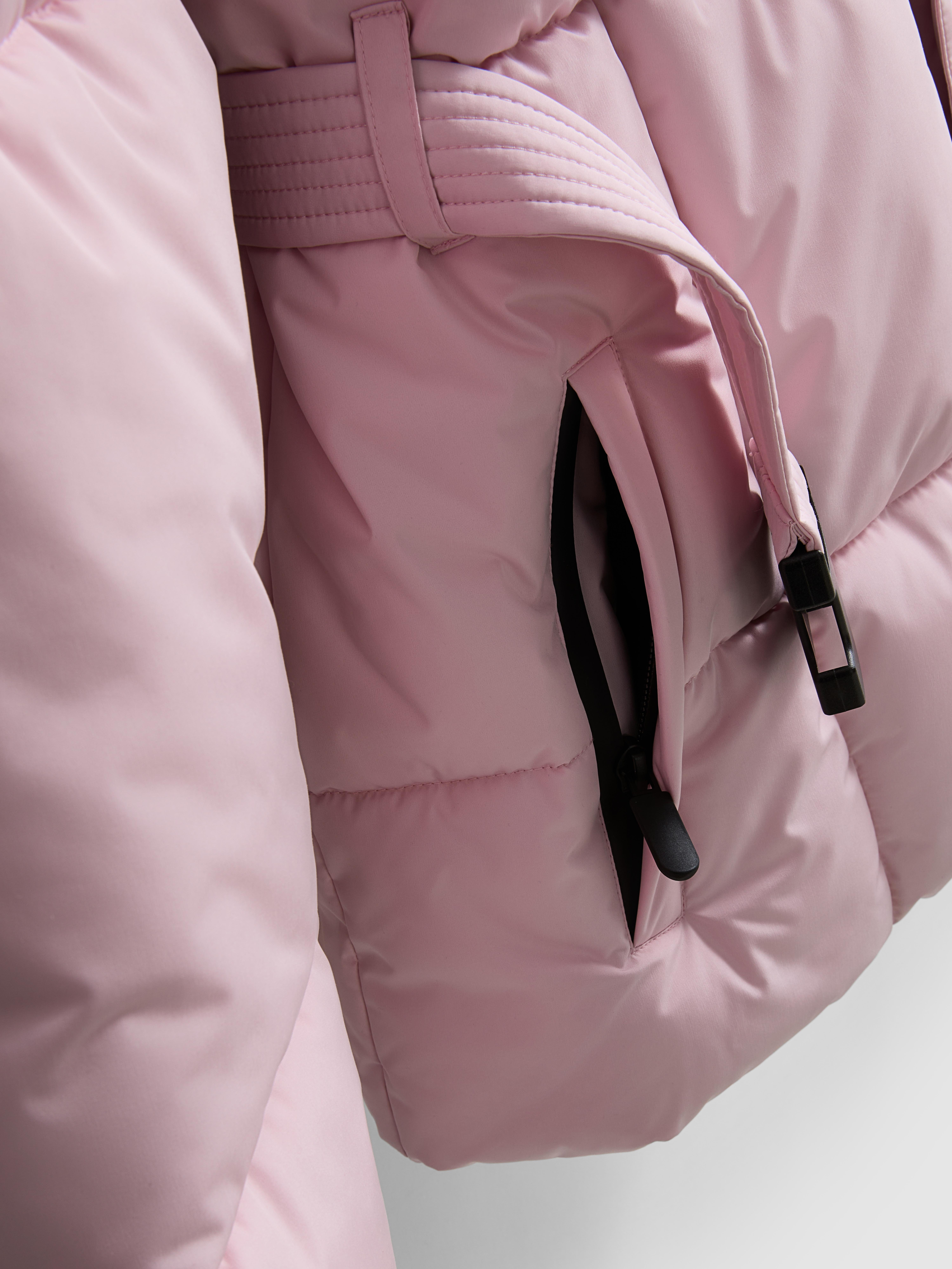 Quilted Belted Ski Jacket