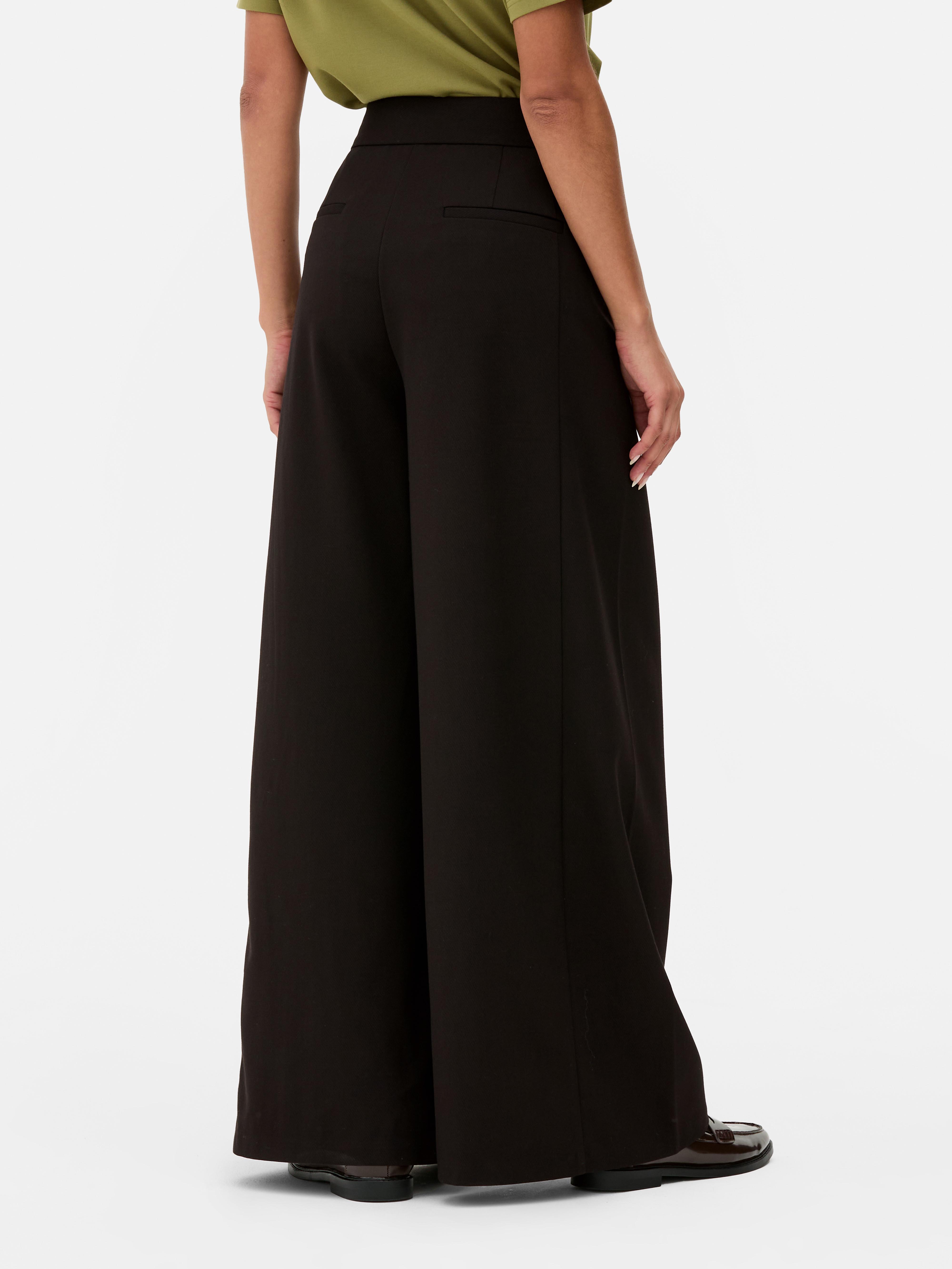 The Edit Twill Wide Leg Pants