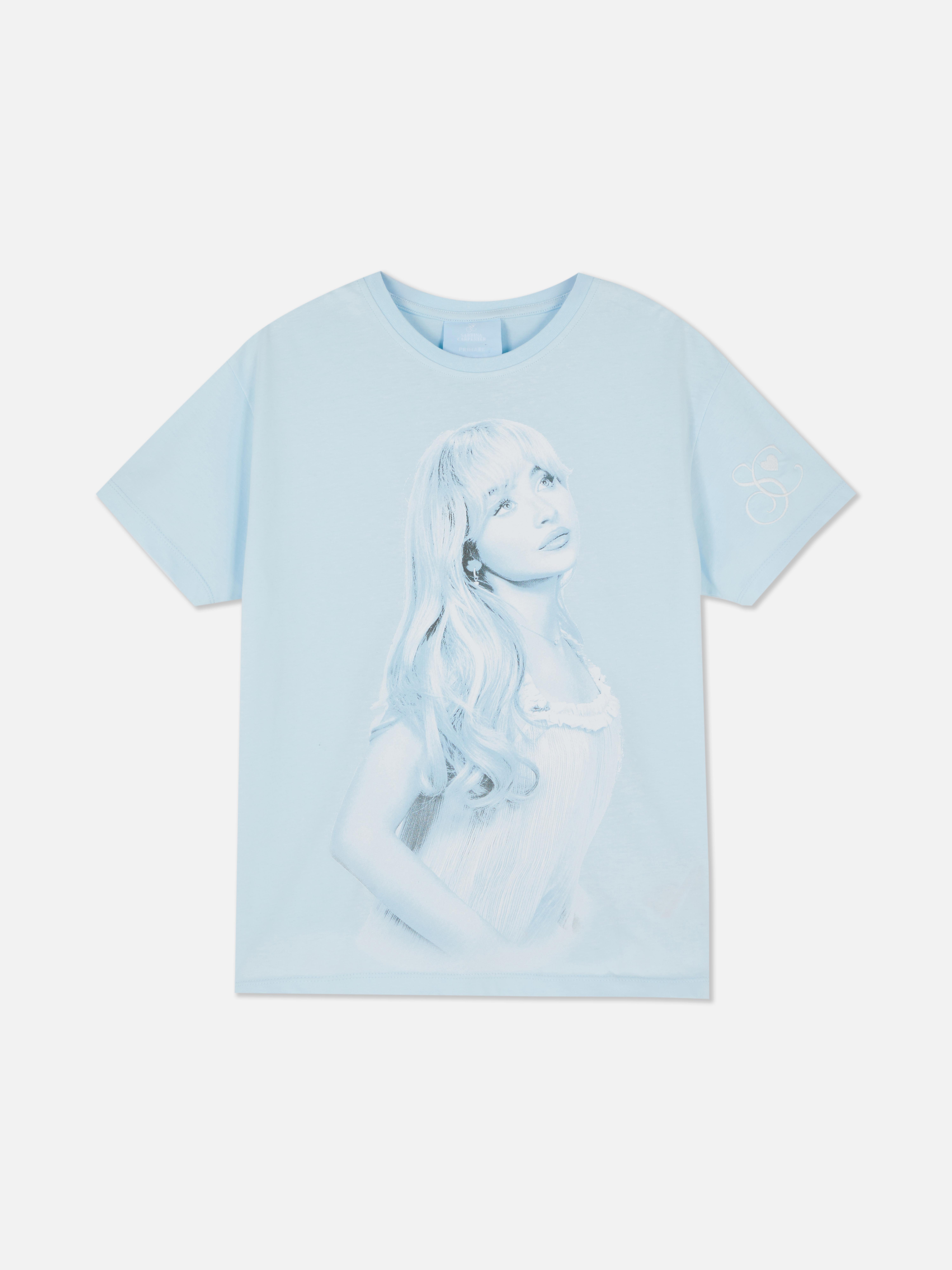 7-15 anos | T-shirt retrato Sabrina Carpenter