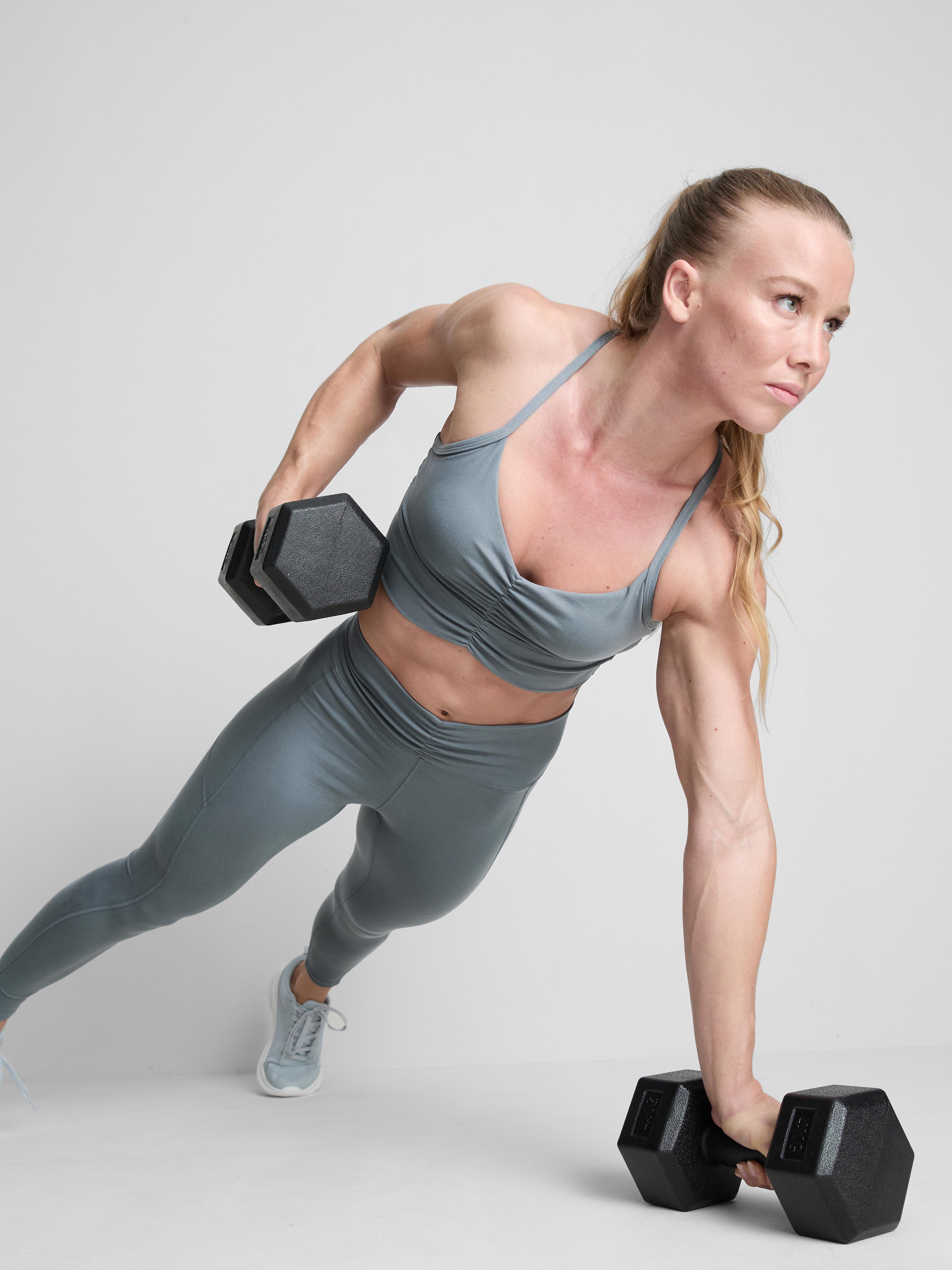 Ruched Active Crop Top
