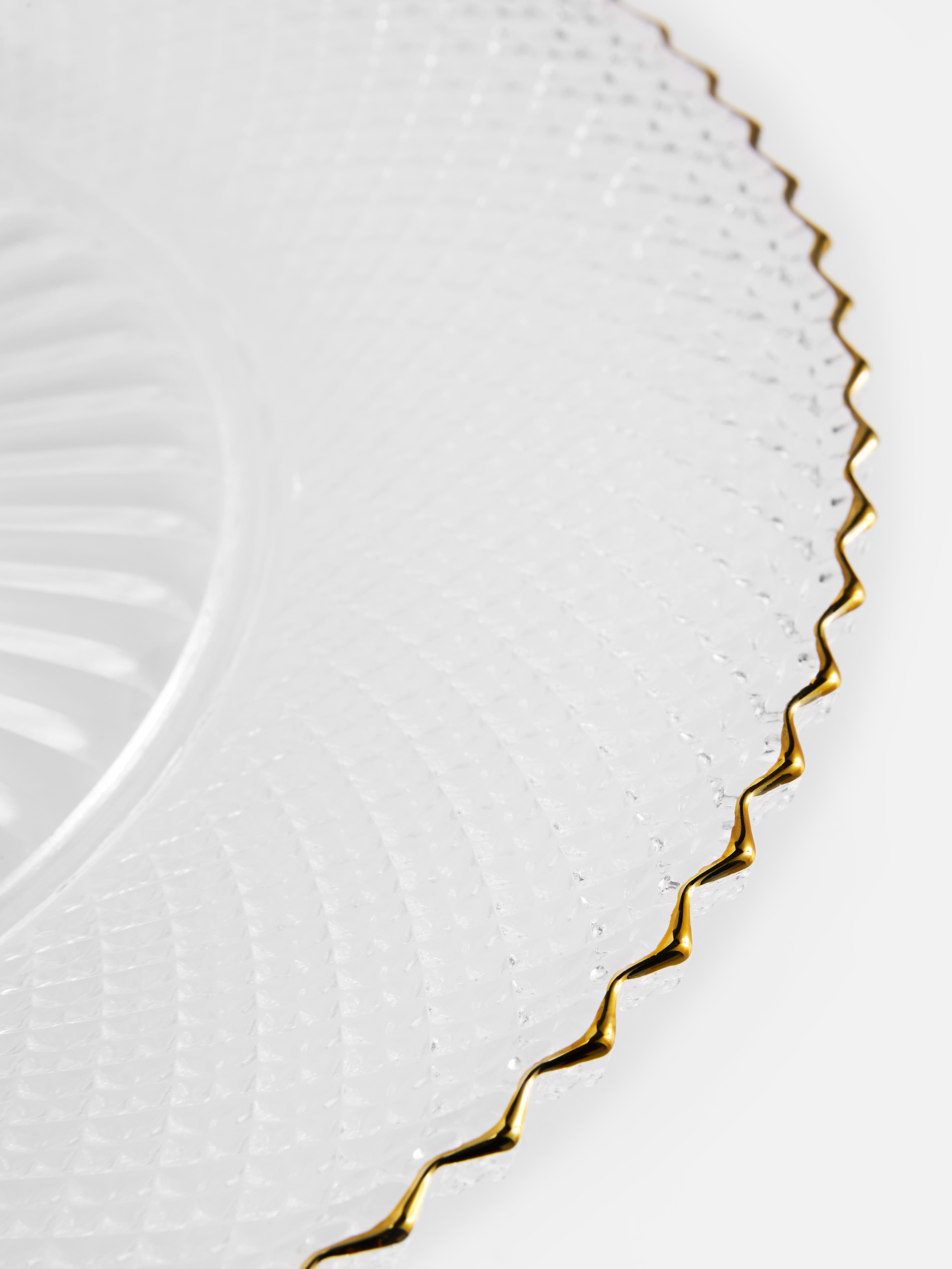 The Edit Cut Glass Charger Plate