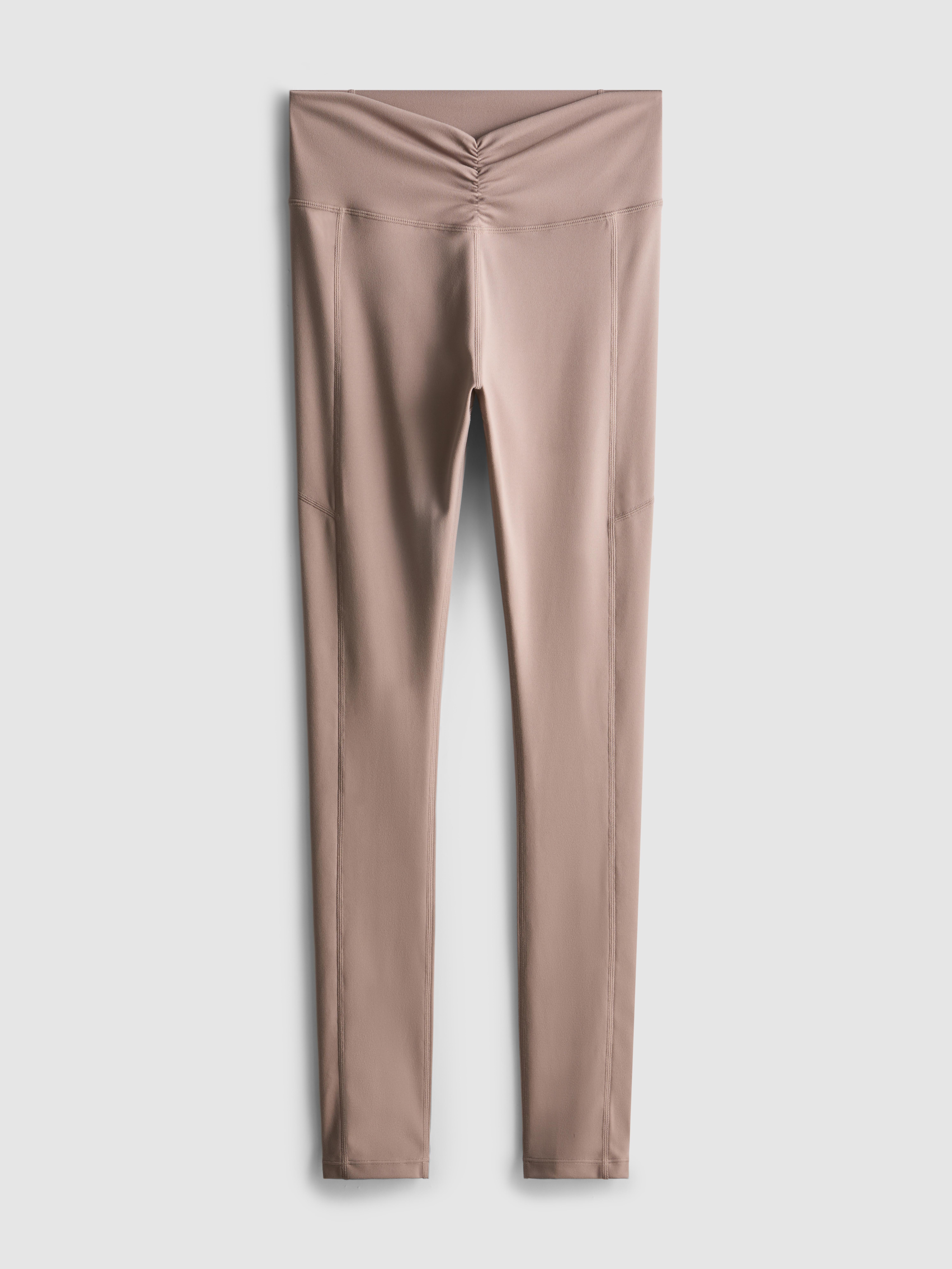 Koton Leggings Sportivi A Righe Con Vita Media - 85% Poliestere, 15% Elastan, Lavabili In Lavatrice