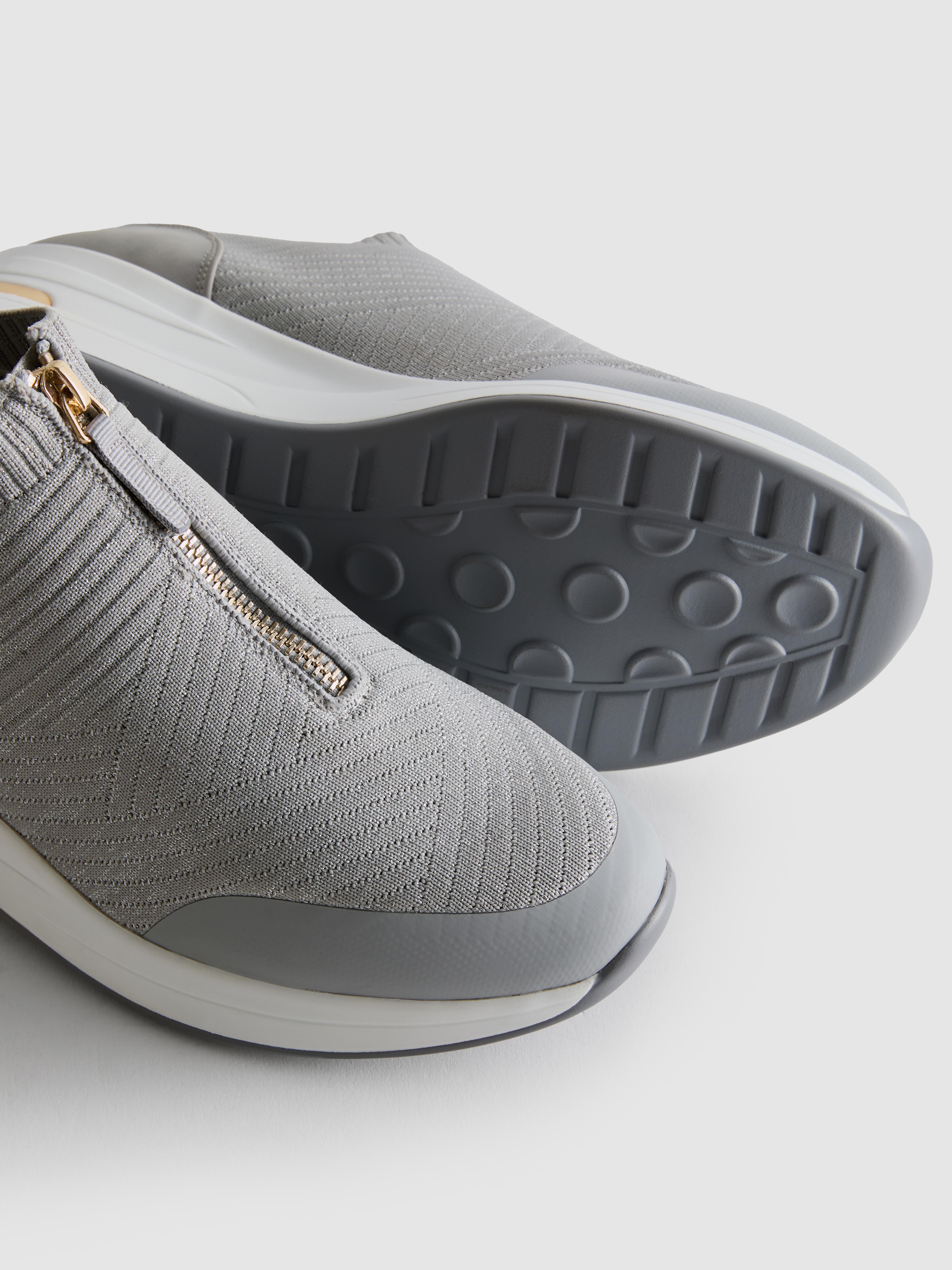 Knitted Wedge Trainers