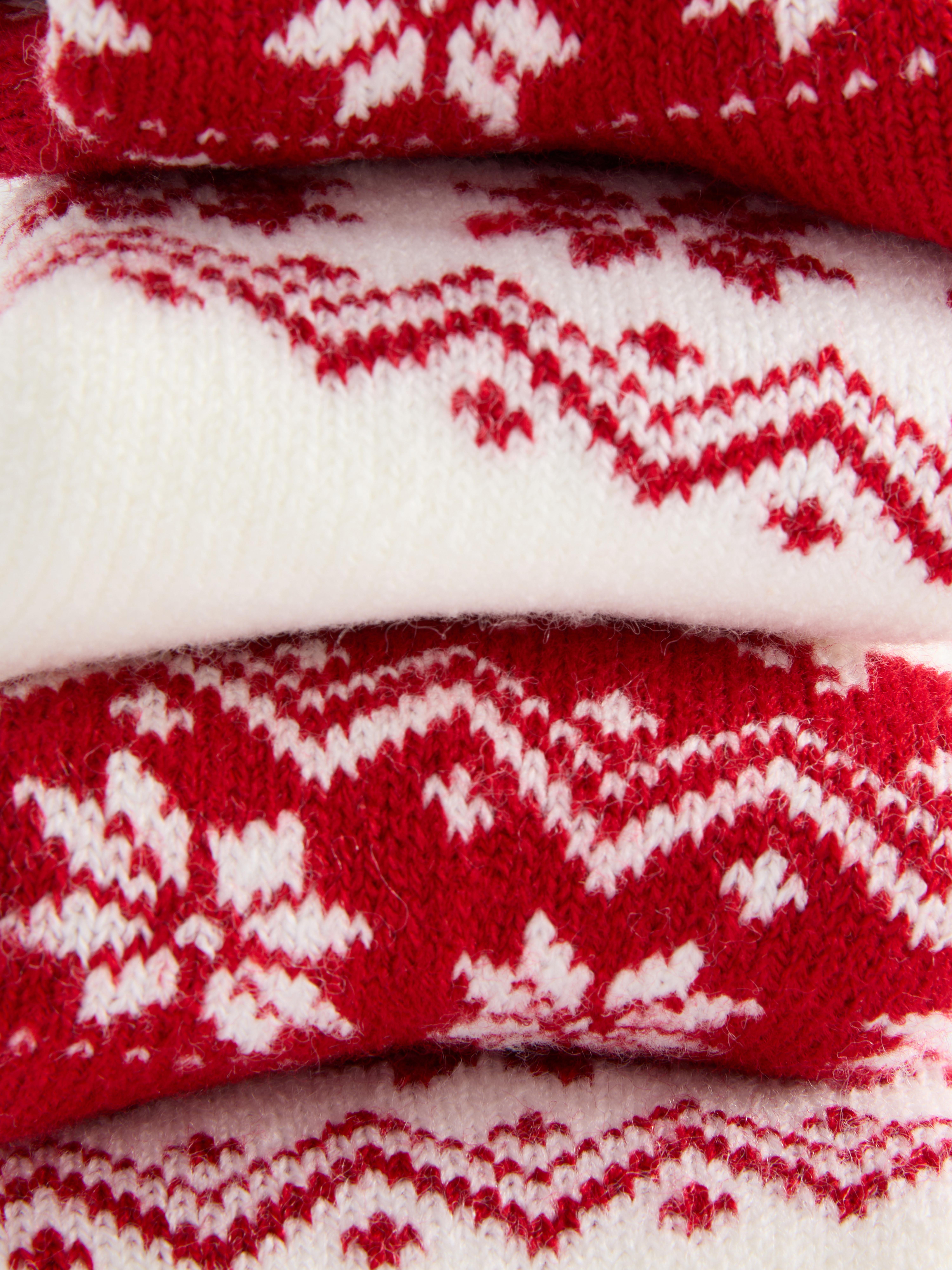 2pk Fair Isle Cosy Socks