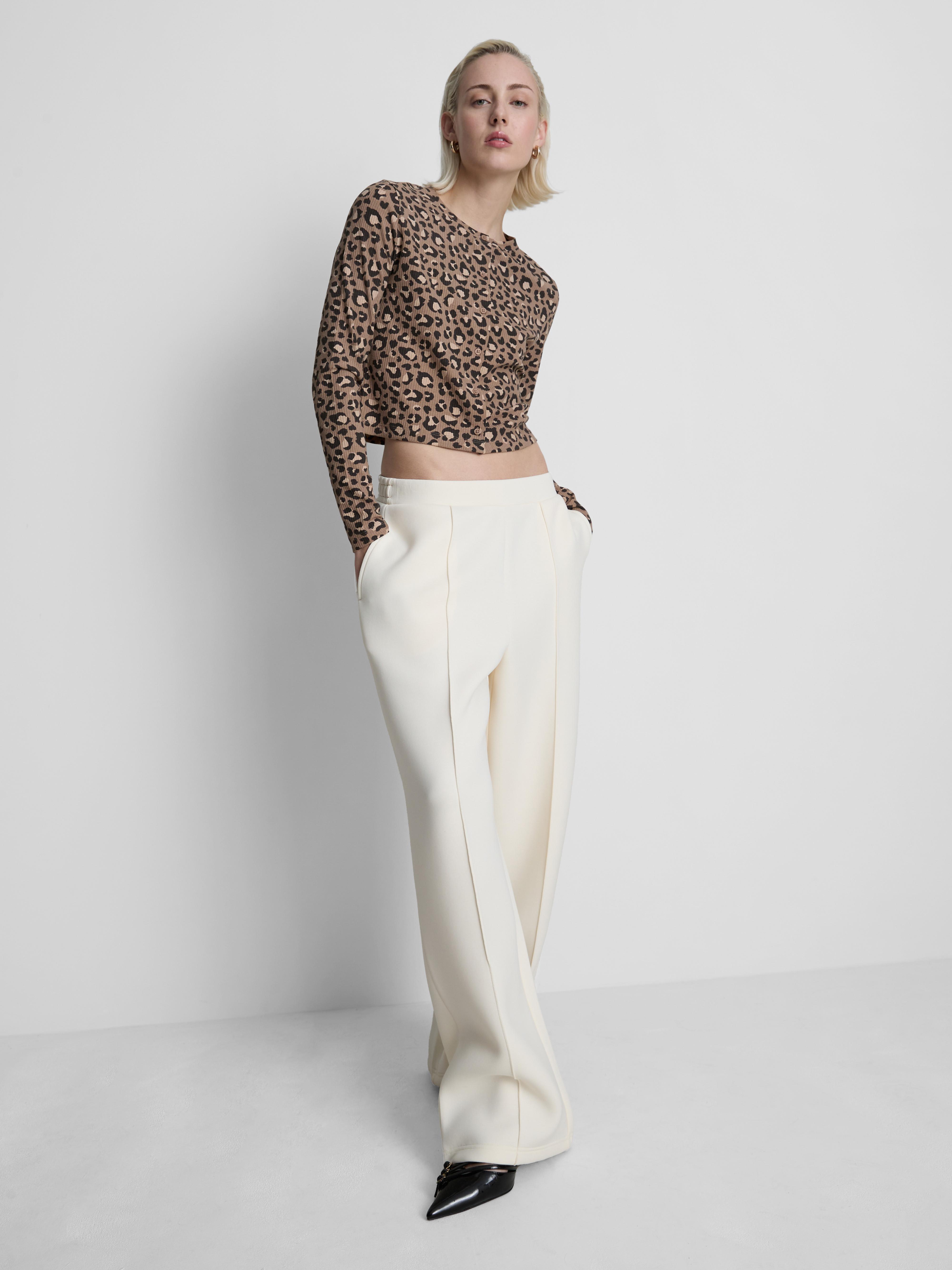 Cardigan mit Leopardenmuster