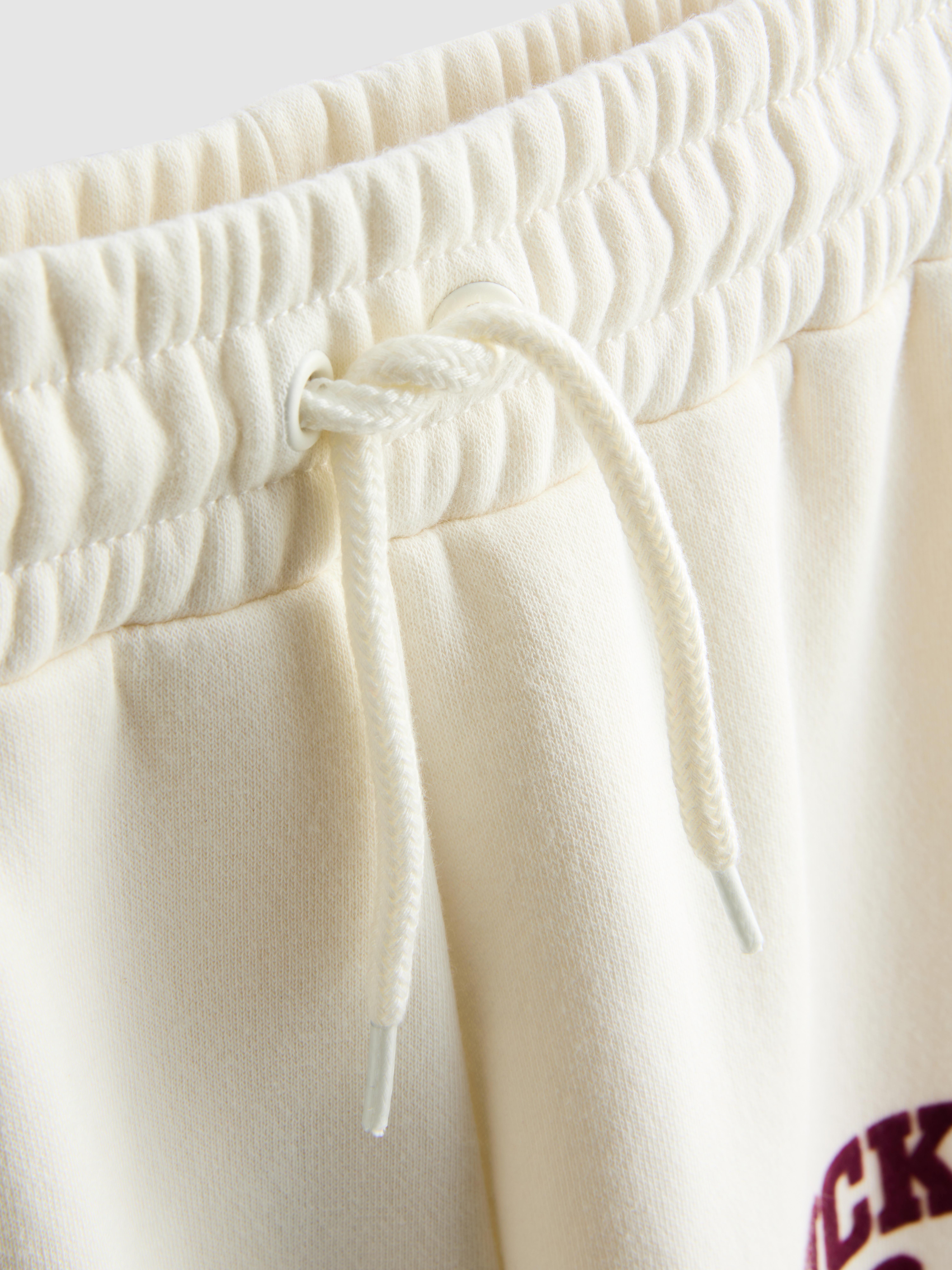 Girls Ivory 7-15yrs | Disney's Mickey Mouse Wide Leg Sweatpants