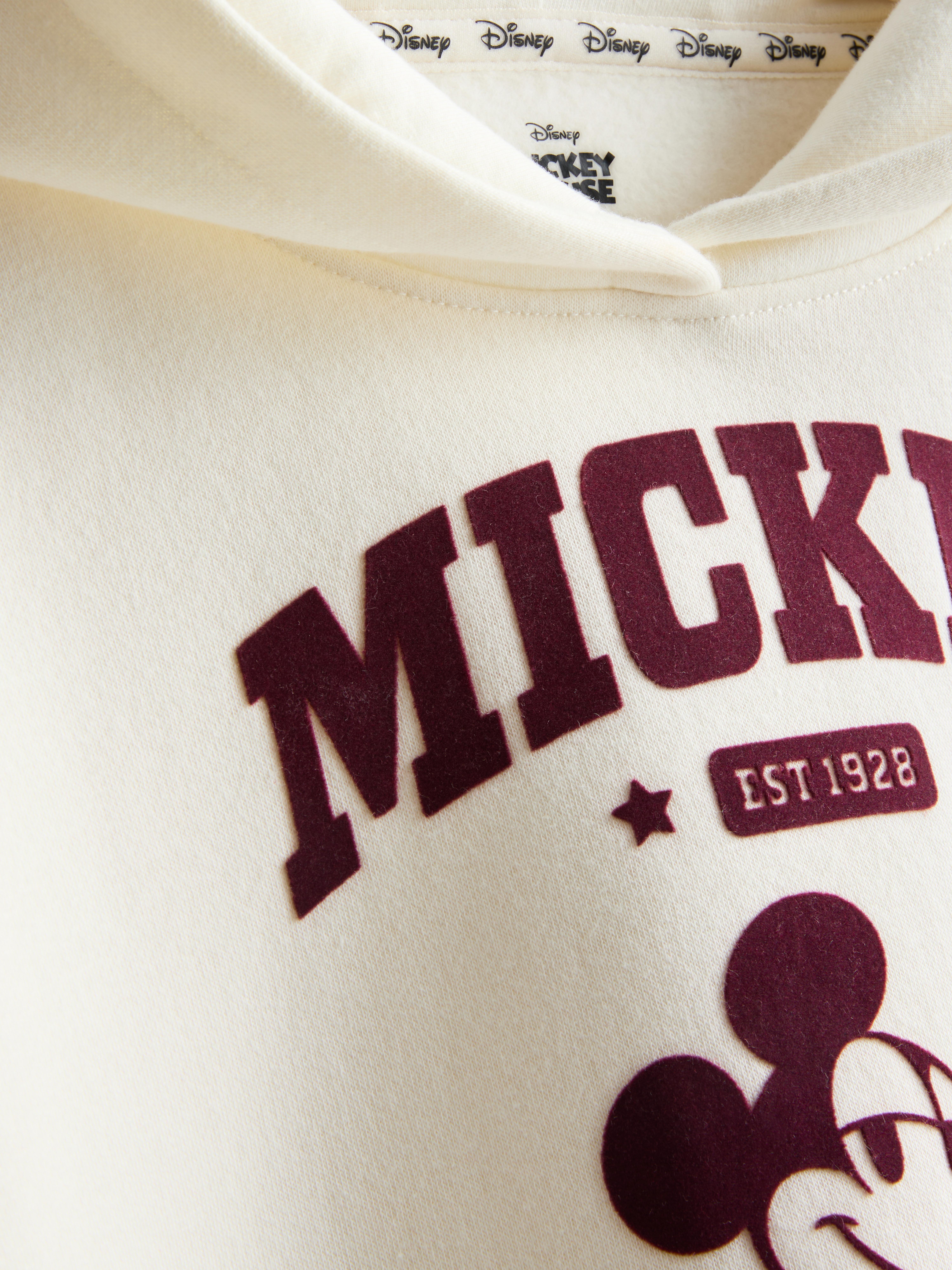 Girls Ivory 7-15yrs | Disney's Mickey Mouse Hoodie