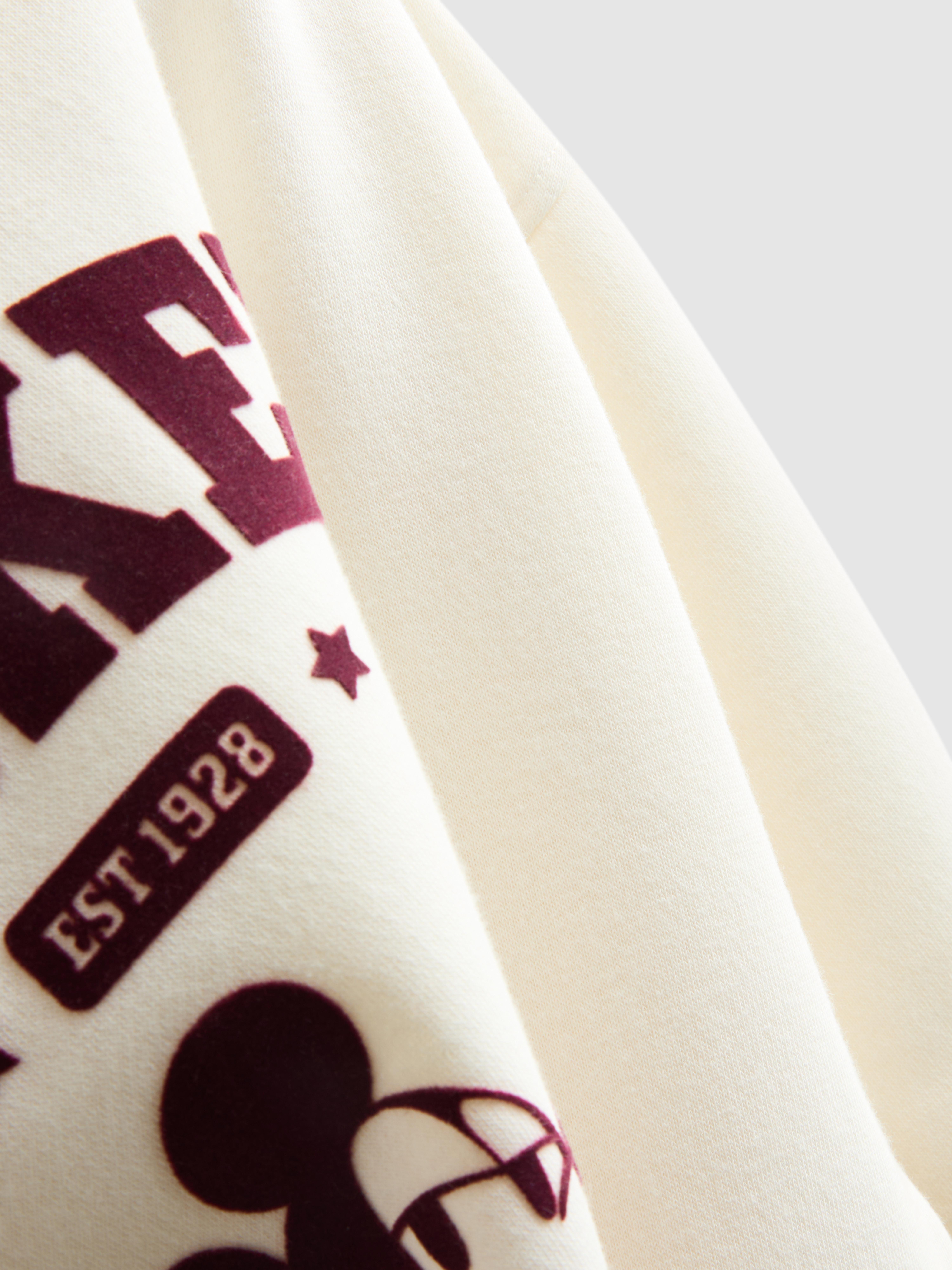 Girls Ivory 7-15yrs | Disney's Mickey Mouse Hoodie