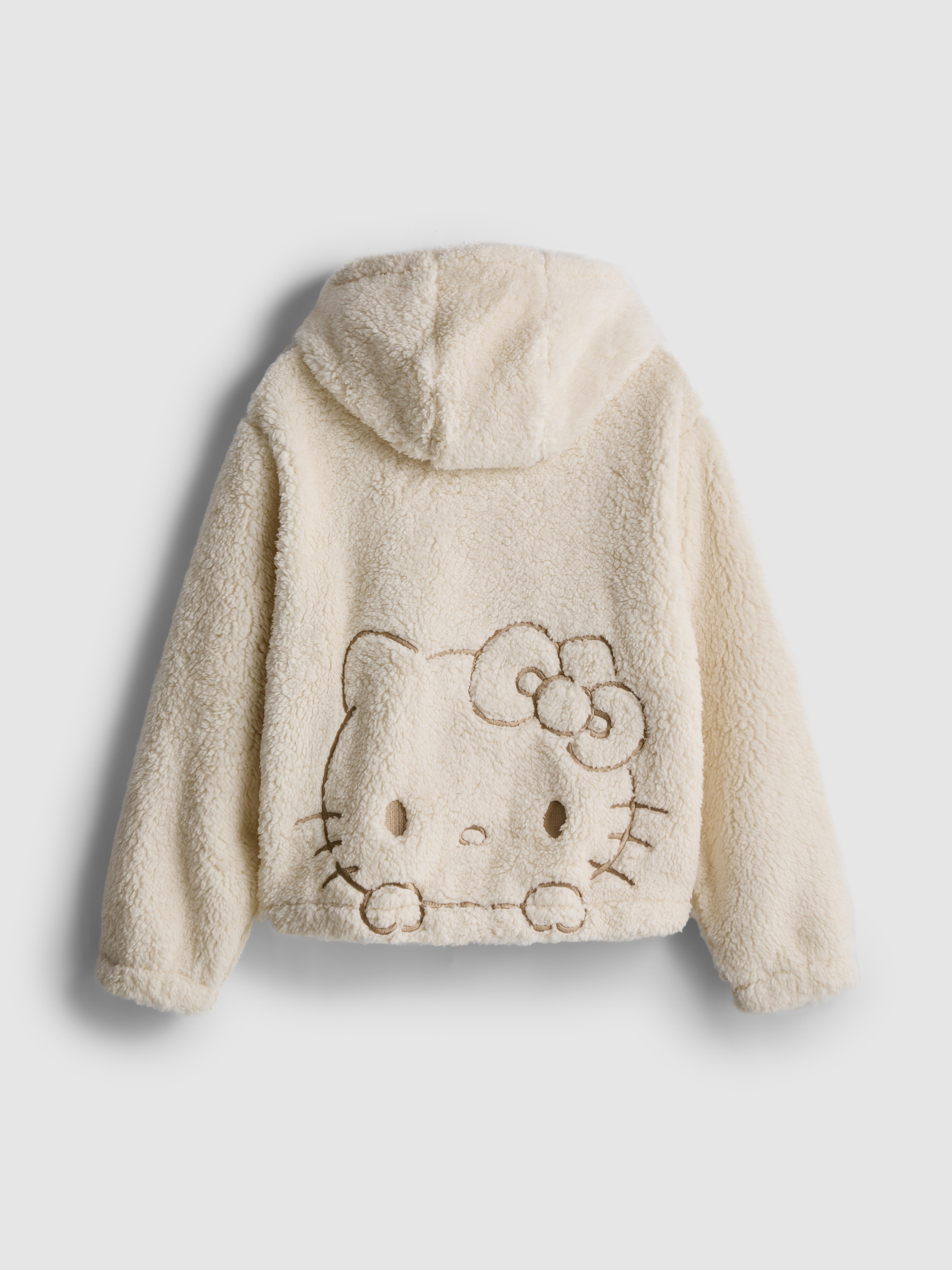 Bioworld Hello Kitty Ensemble sweat à capuche zippé et jogging pour adulte, rose, X-Large