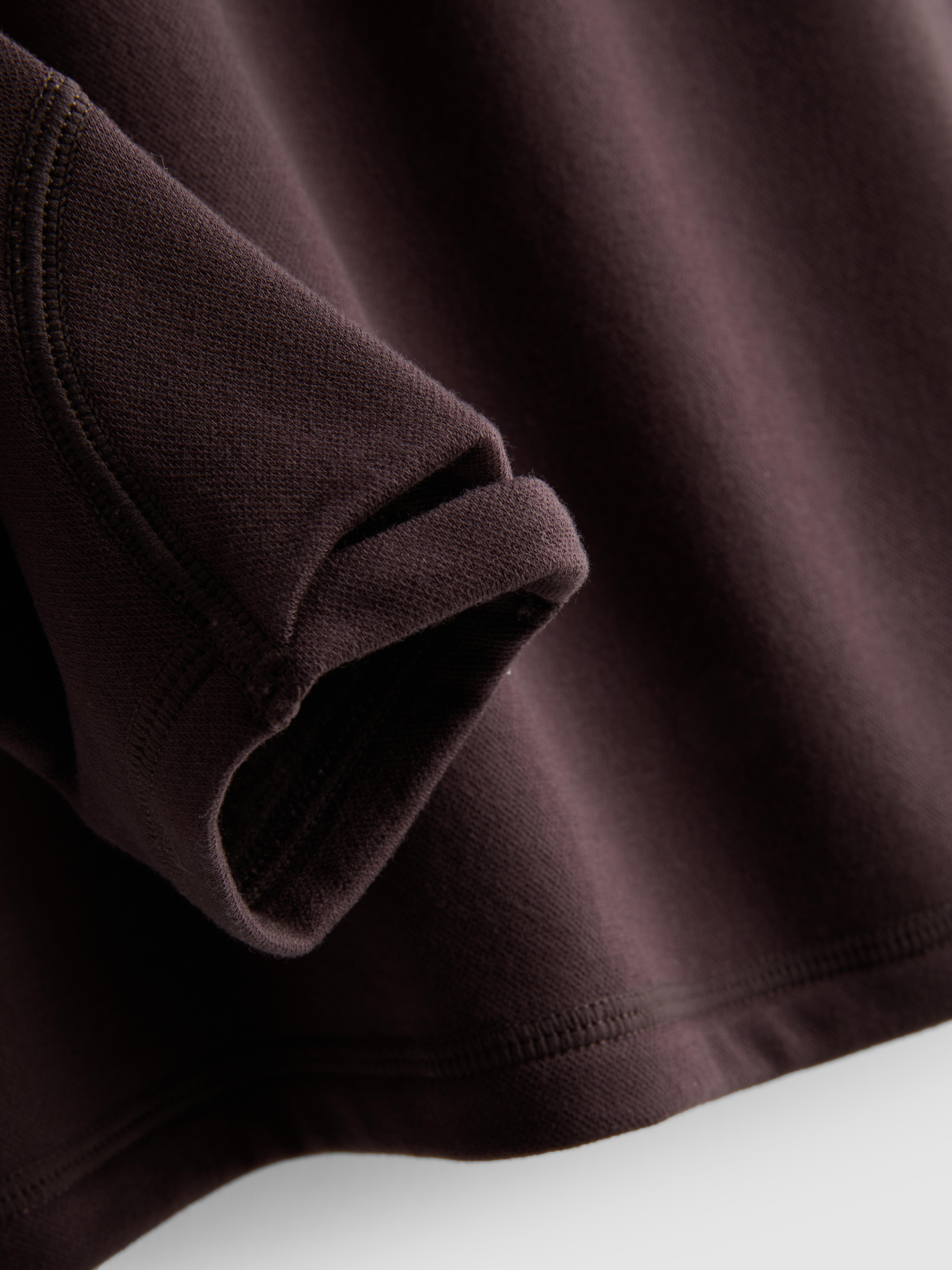 Women's Chocolate Seamless Brushed Long-Sleeve Top