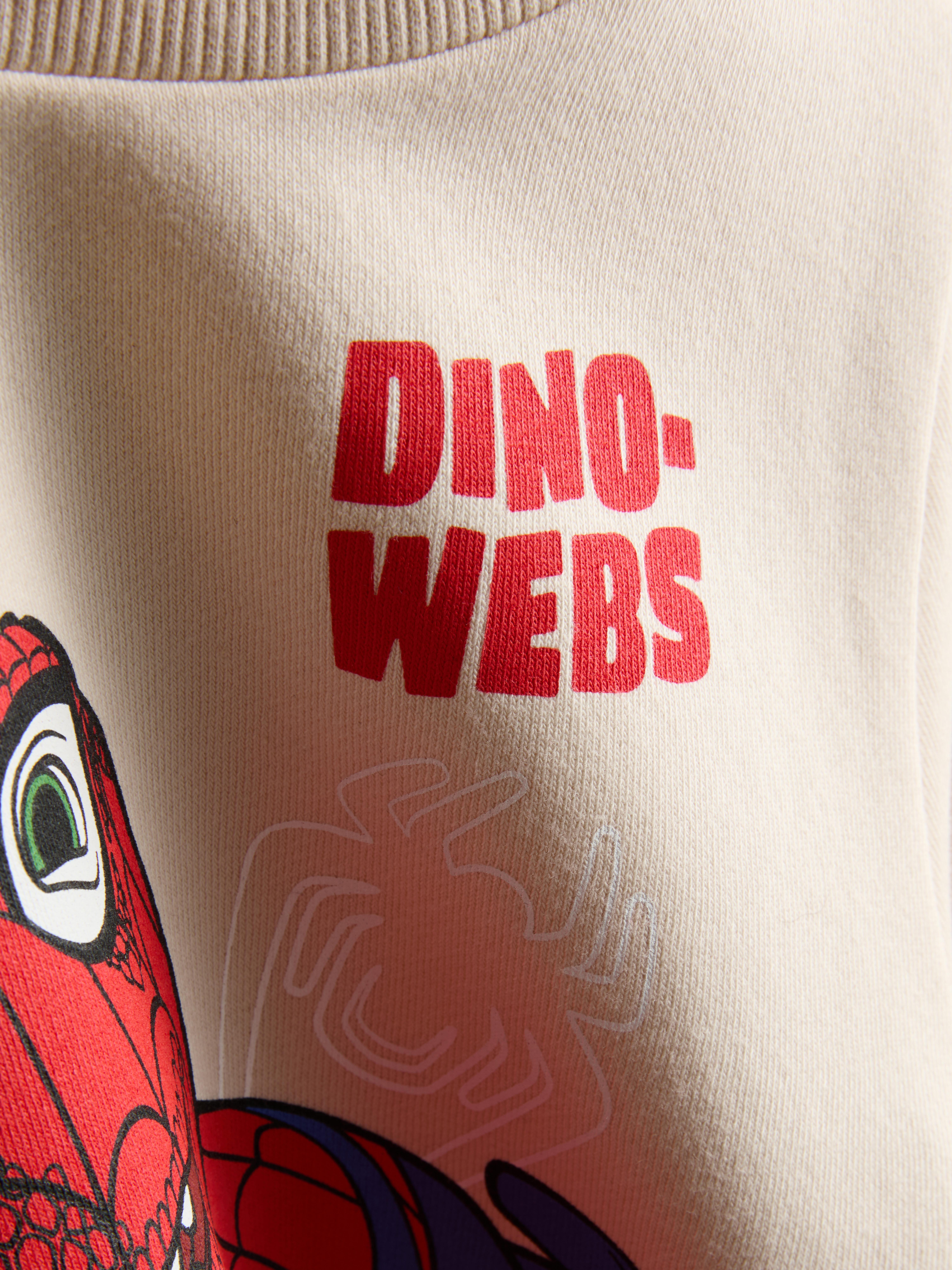 1,5–8 Jahre | „Marvel Spider-Man“ Sweatshirt mit Dinomotiv und Jogginghose